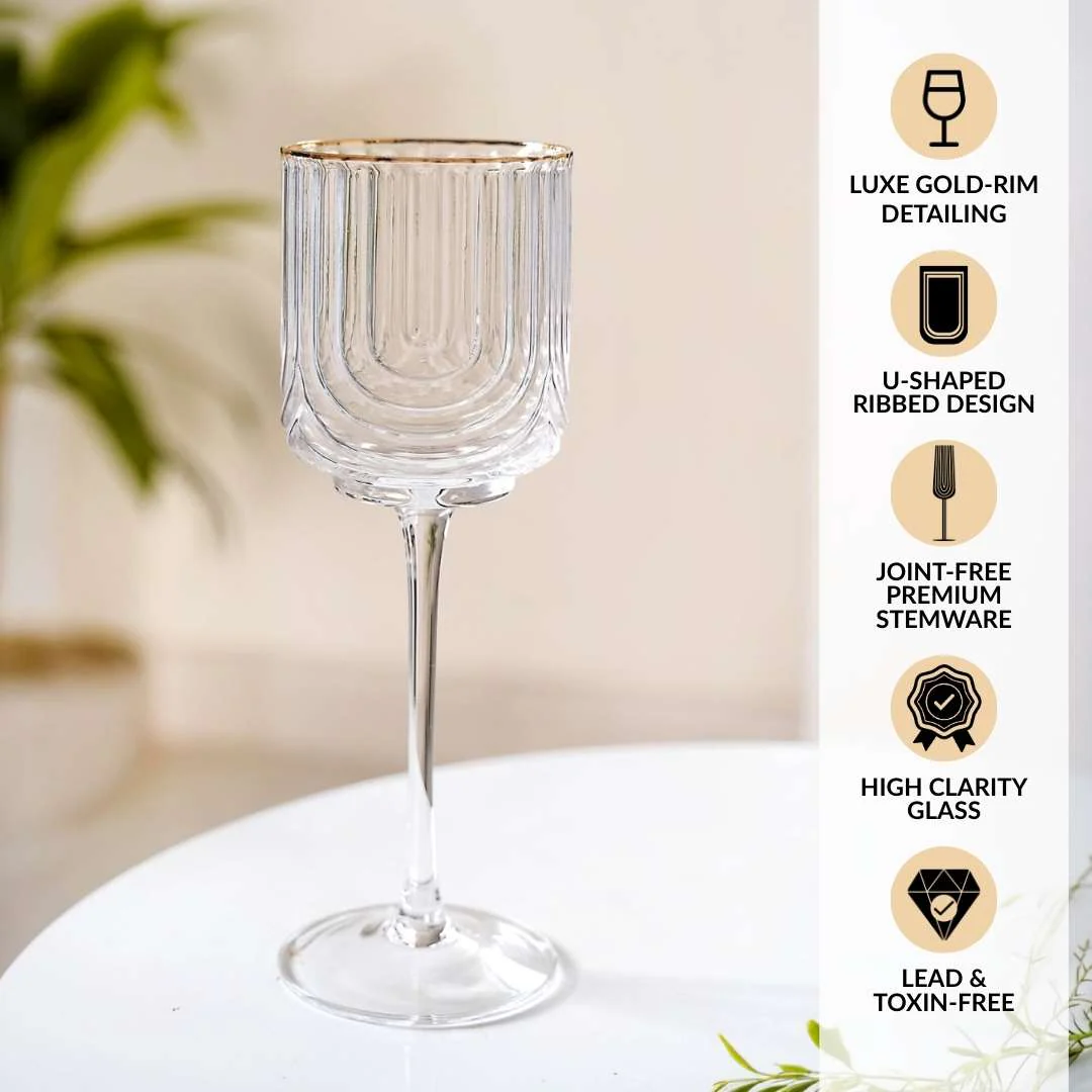Luxe Wine Glass Set Of 2 330ml - Image 2