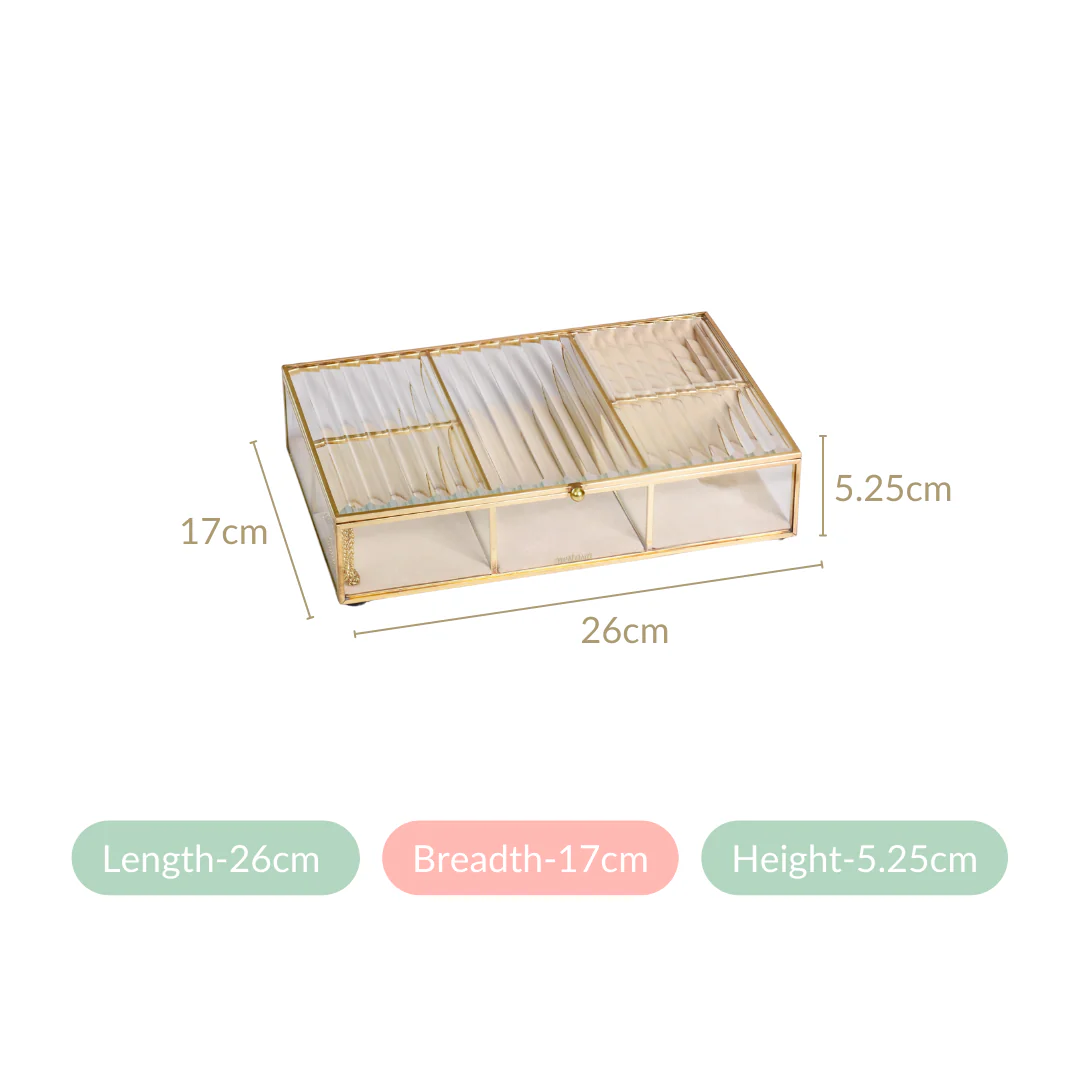 Luxury Jewellery Box With Velvet Base - Image 4
