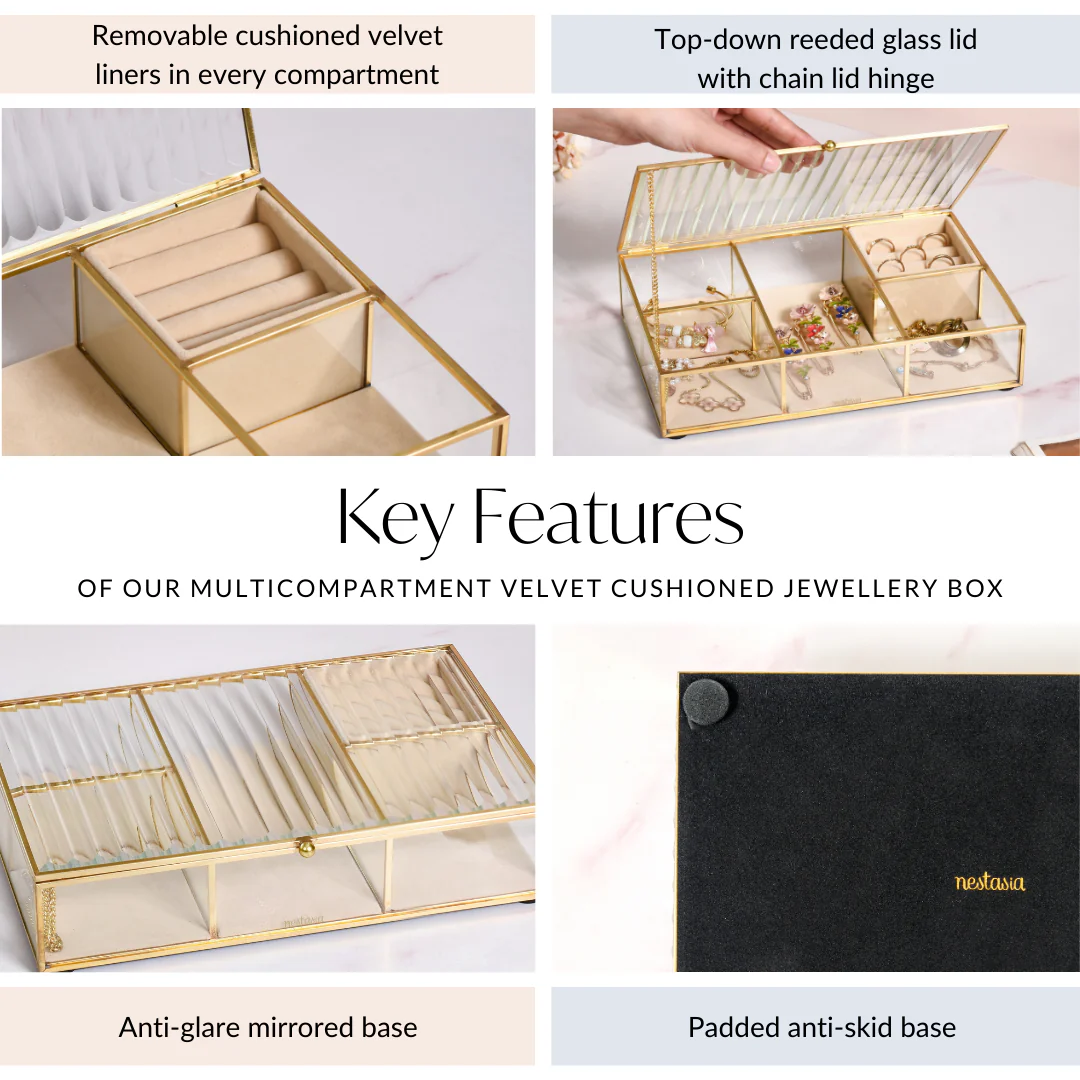 Luxury Jewellery Box With Velvet Base - Image 6
