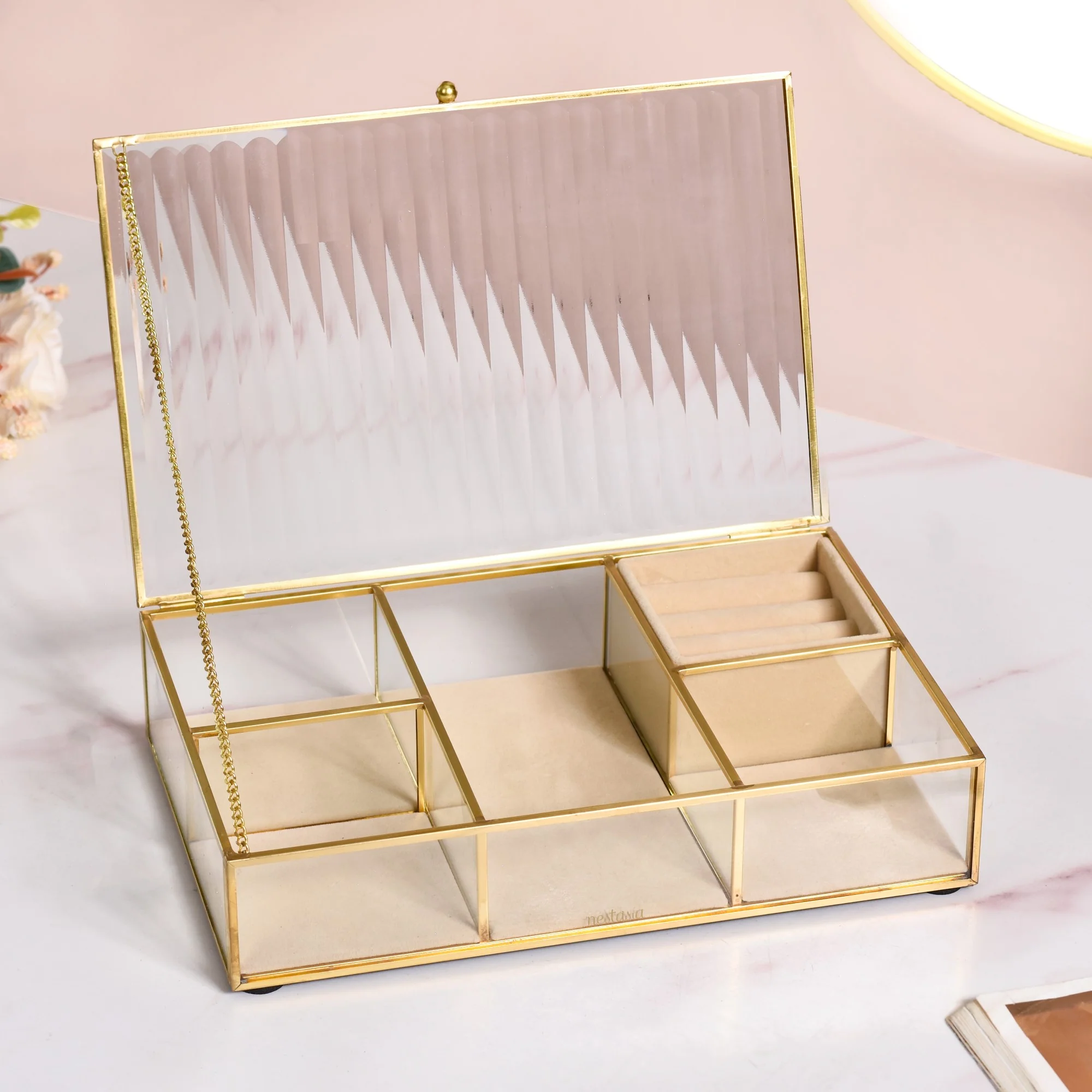Luxury Jewellery Box With Velvet Base - Image 9