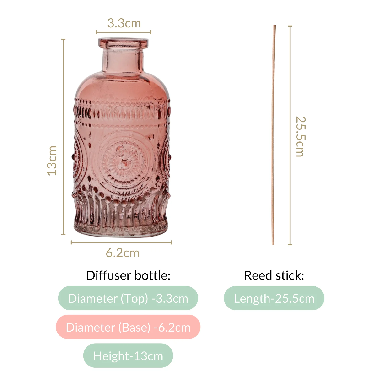 Madagascar Blooms Scented Reed Diffuser Set Of 3 - Image 4