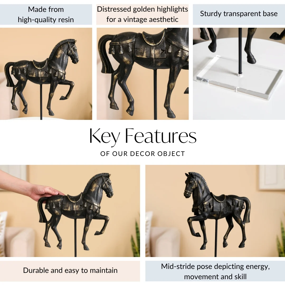 Majestic Horse Trot Showpiece - Image 5
