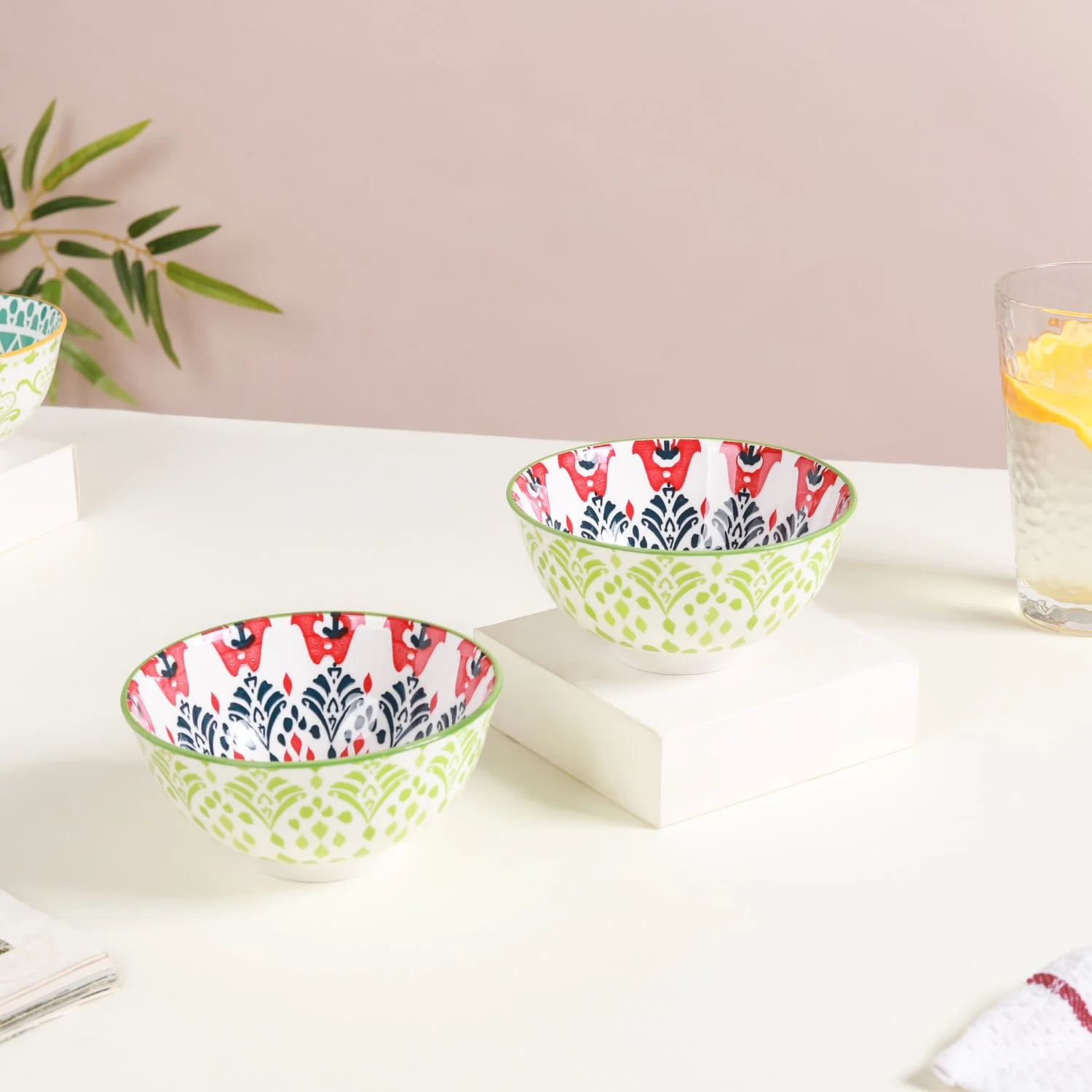 Mandala Dessert Bowl Set of 2 - Image 6