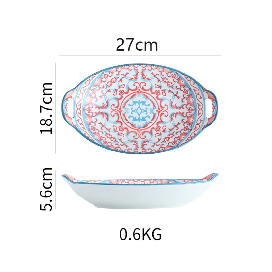 Mandala Long Dish - Image 19