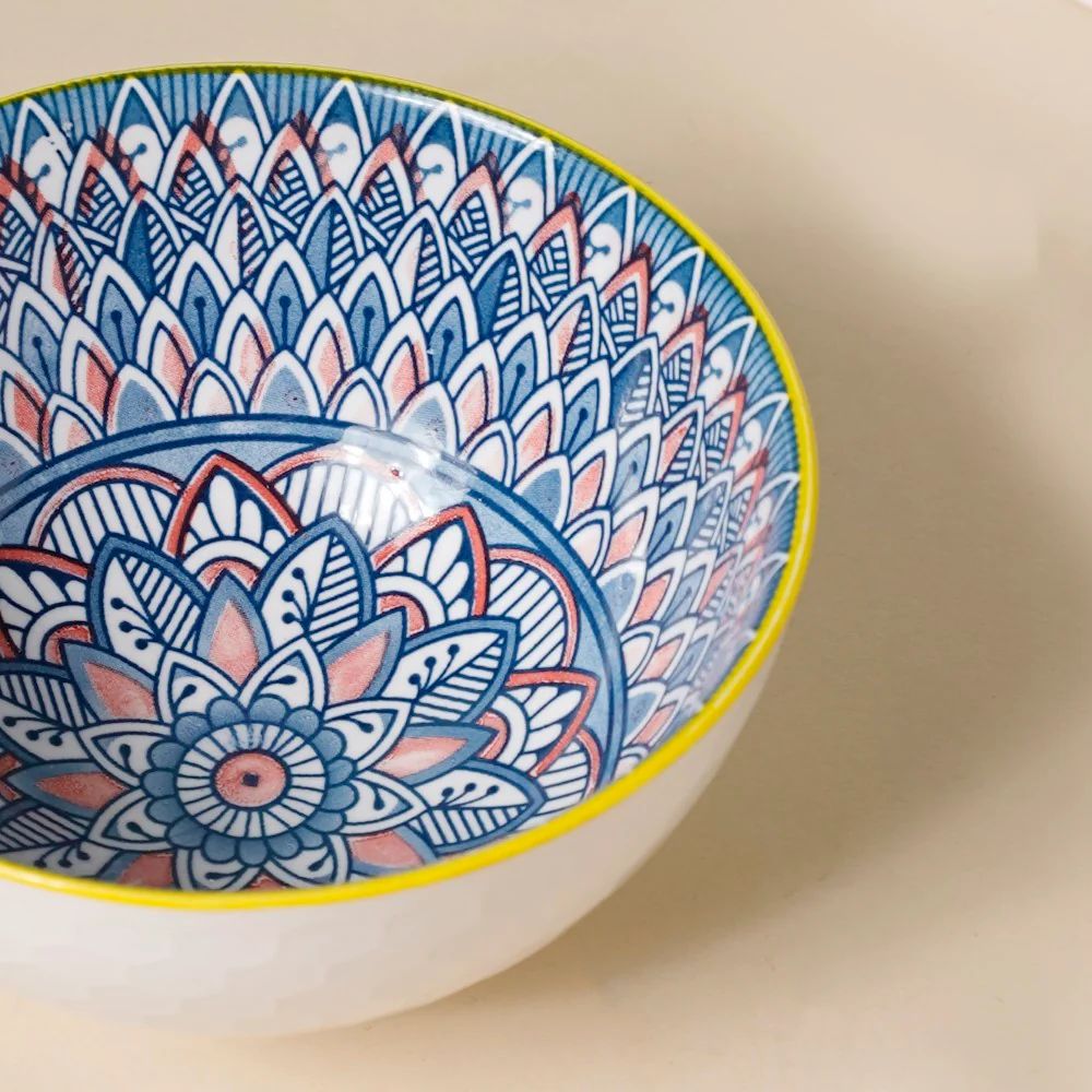 Mandala Ramen Bowl Set of 4 - Image 12