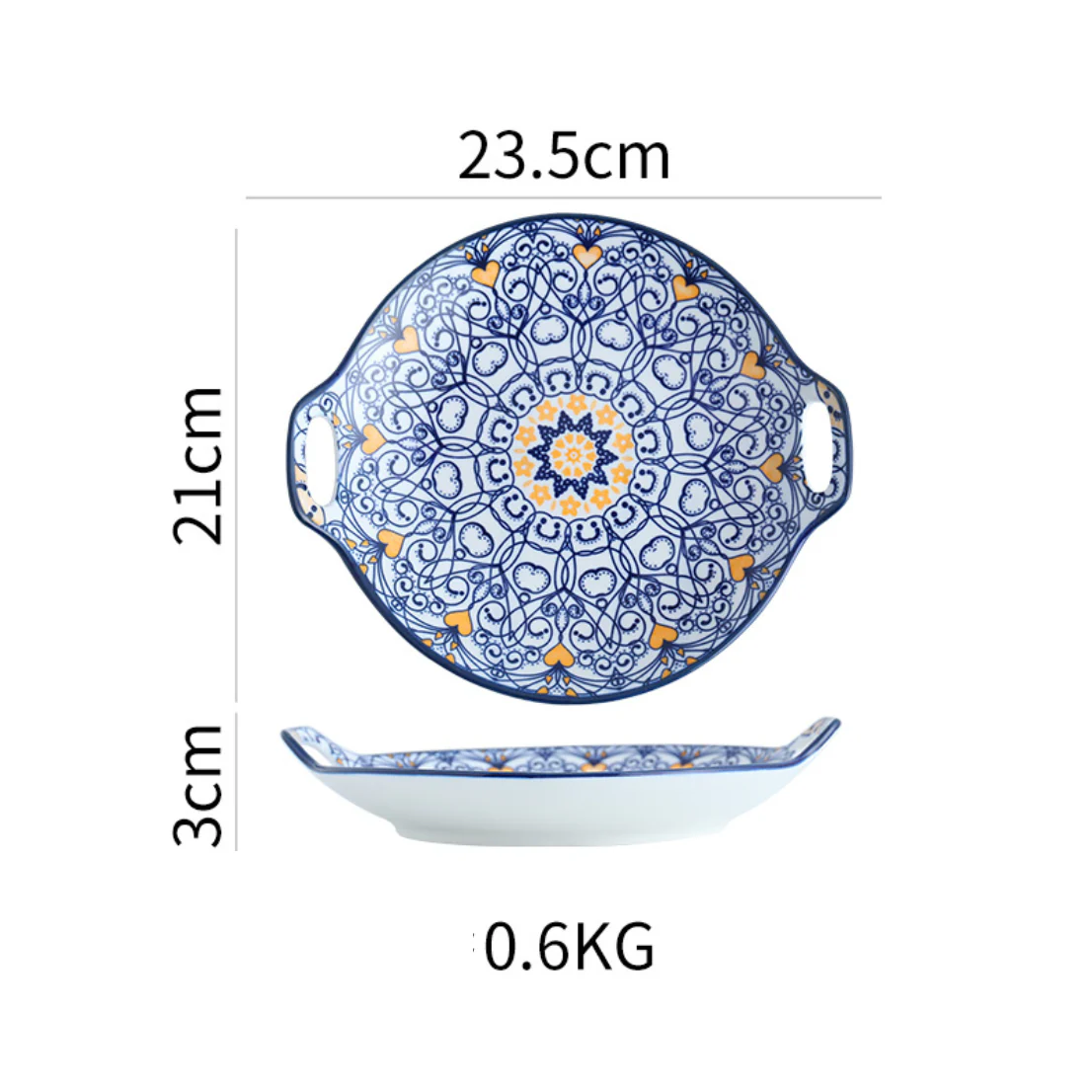 Mandala Round Dish - Image 10