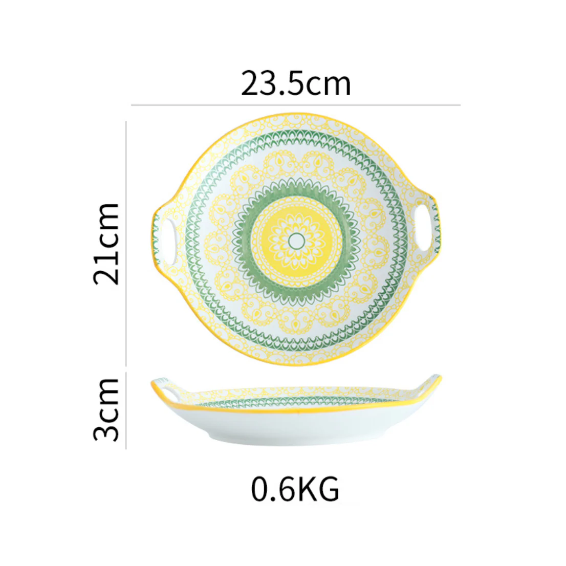 Mandala Round Dish - Image 14