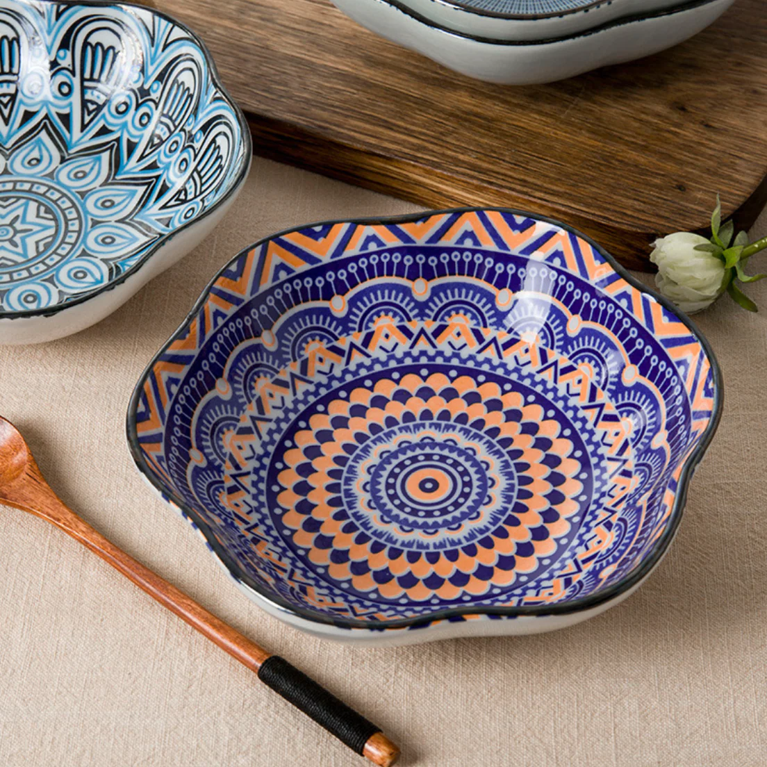 Mandala Serving Bowl Set of 2 - Image 12