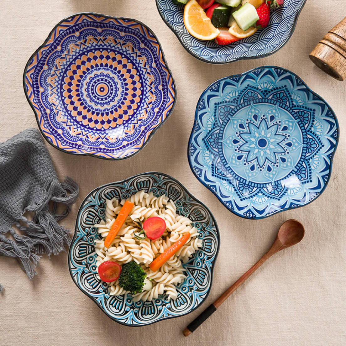 Mandala Serving Bowl Set of 2 - Image 15