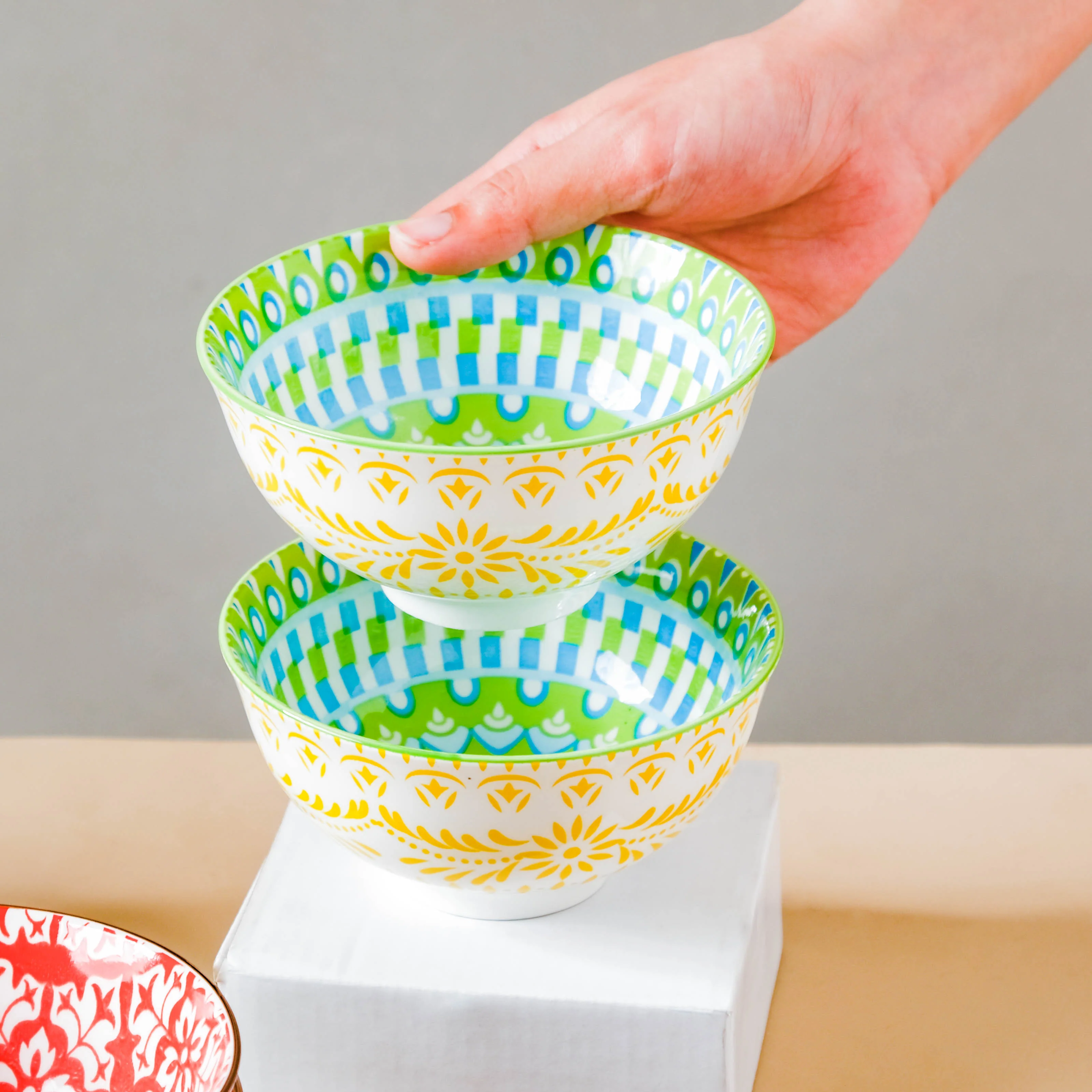 Mandala Snack Bowl Set of 2 250 ml - Image 6