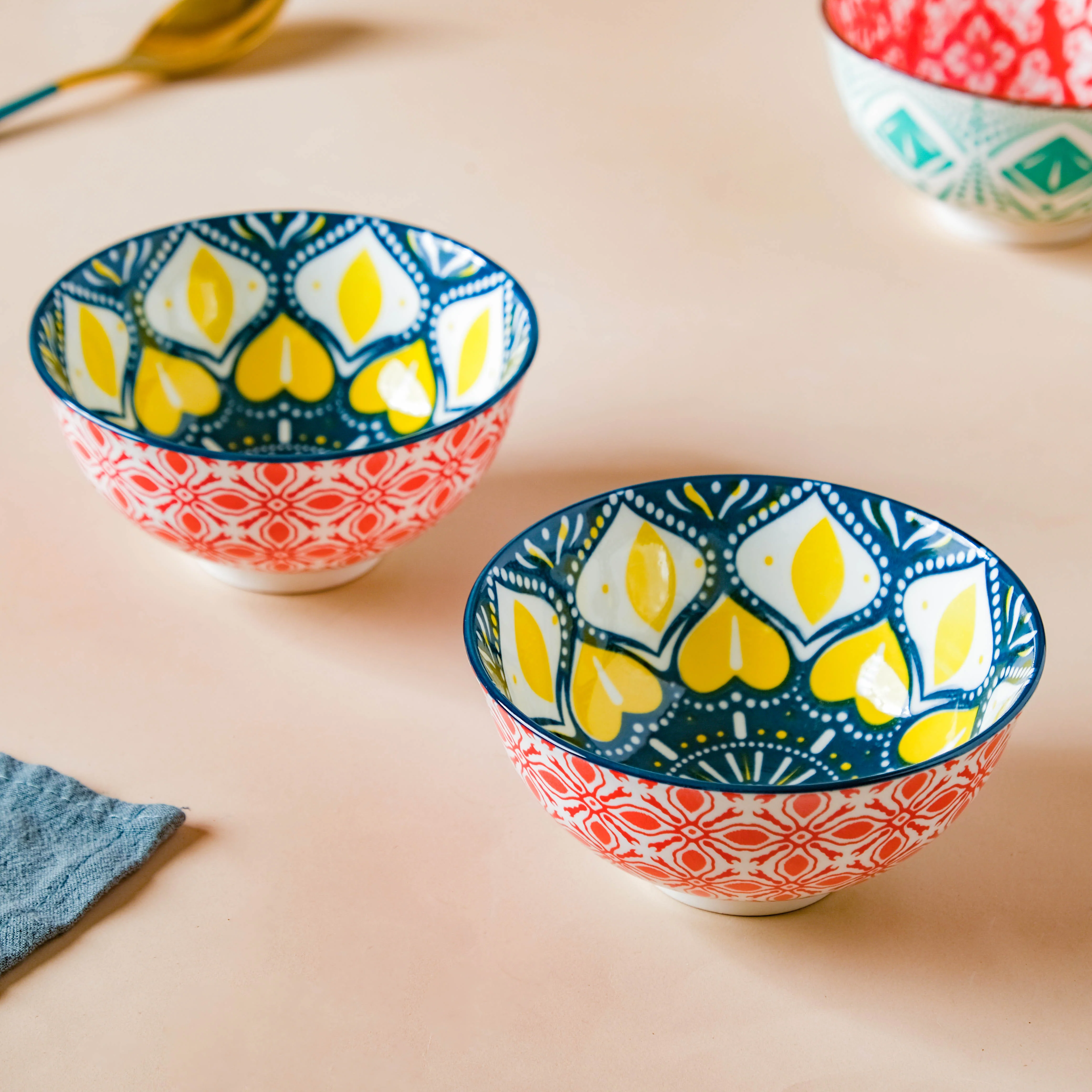 Mandala Snack Bowl Set of 2 250 ml - Image 7