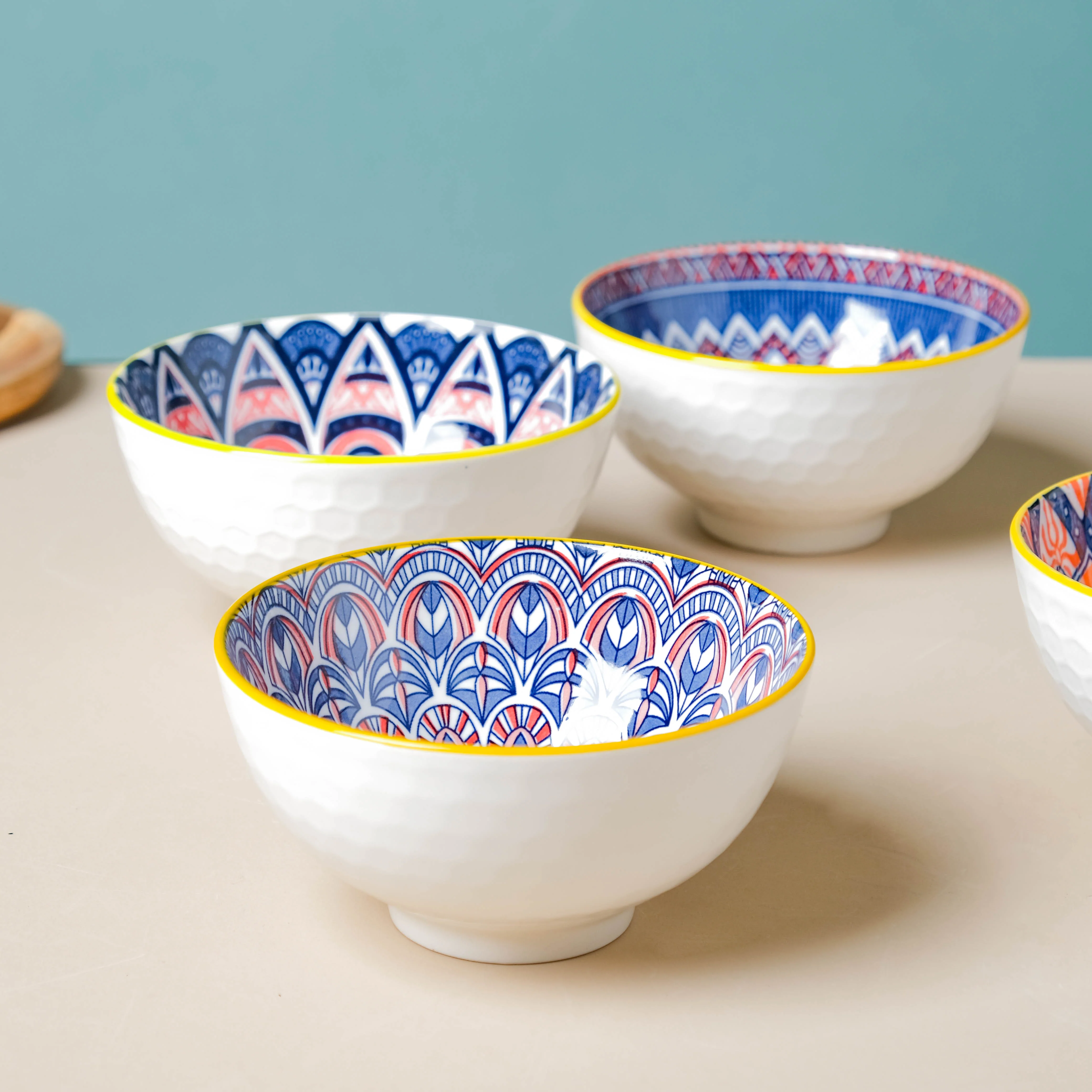 Mandala Snack Bowl Set Of 6 With Chopsticks - Image 14