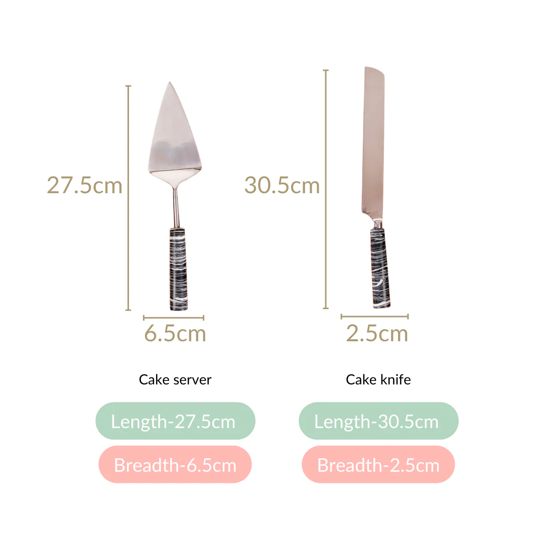 Marble Cake Knife And Server Set Of 2 - Image 5