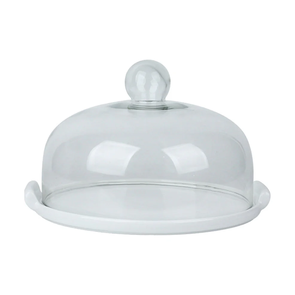 Marble Cake Plate With Cover 10 Inch - Image 10