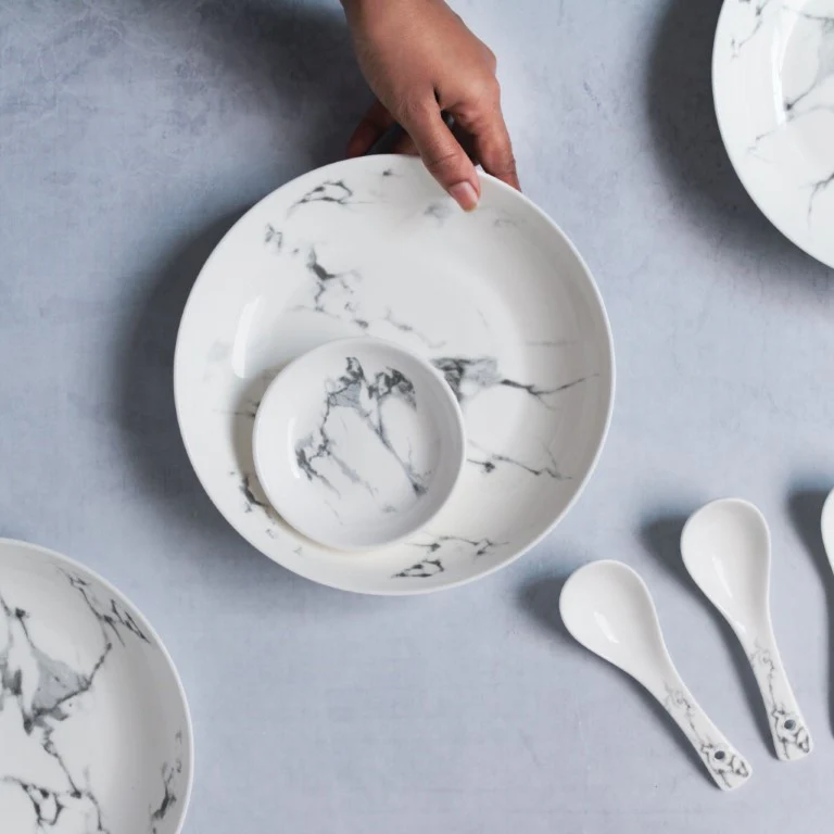 Marble Crockery Set - Image 11