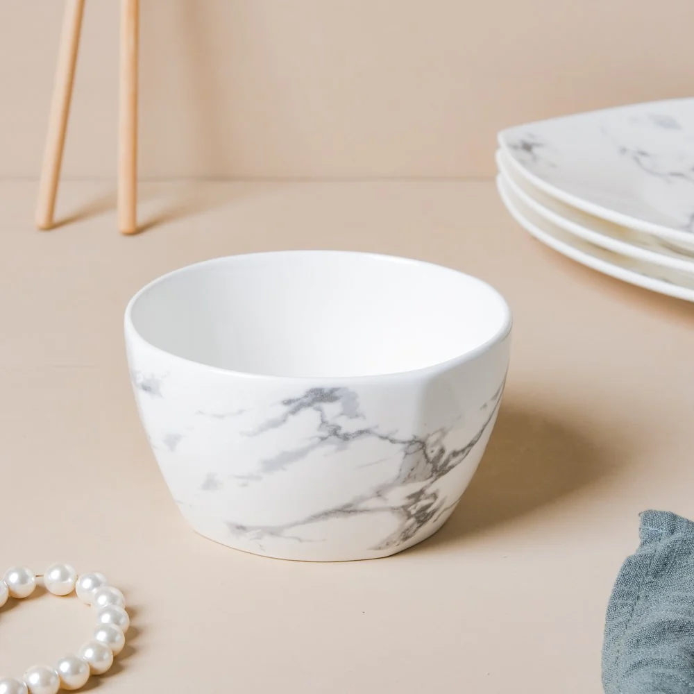 Marble 16 Piece Pasta Snack Set For 4 - Image 9