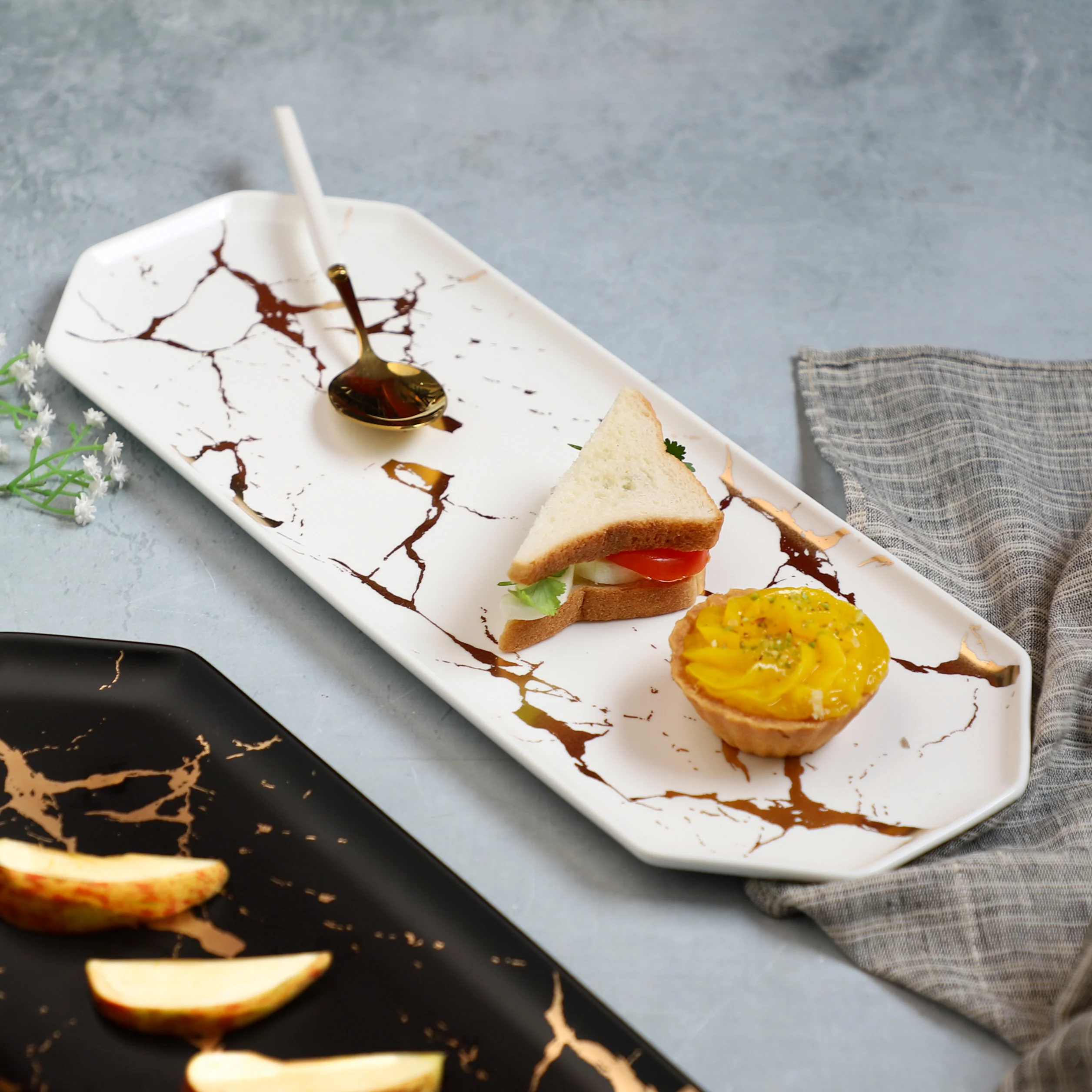 Marble Hexagon Platter - Image 4