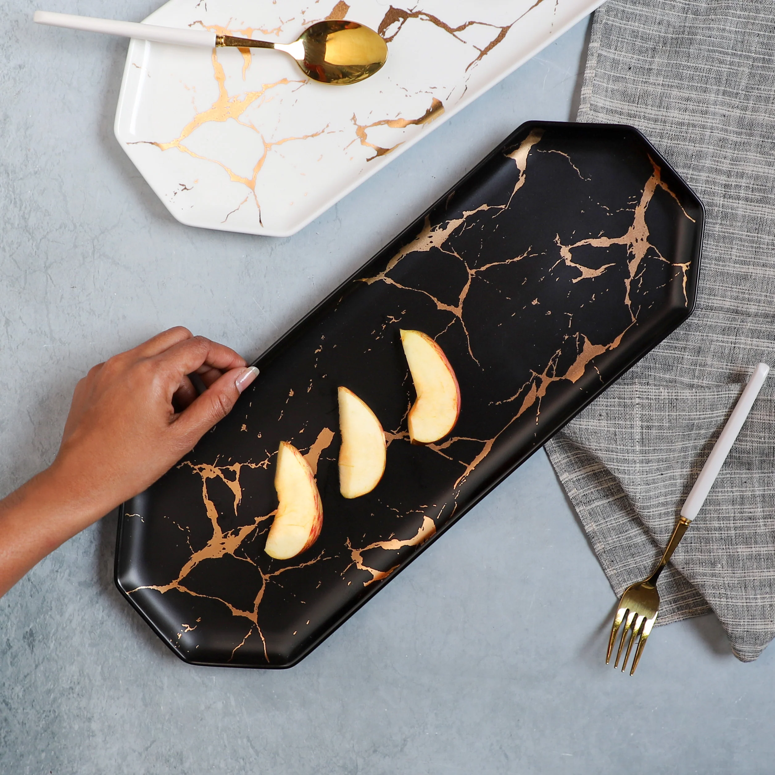 Marble Hexagon Platter - Image 5