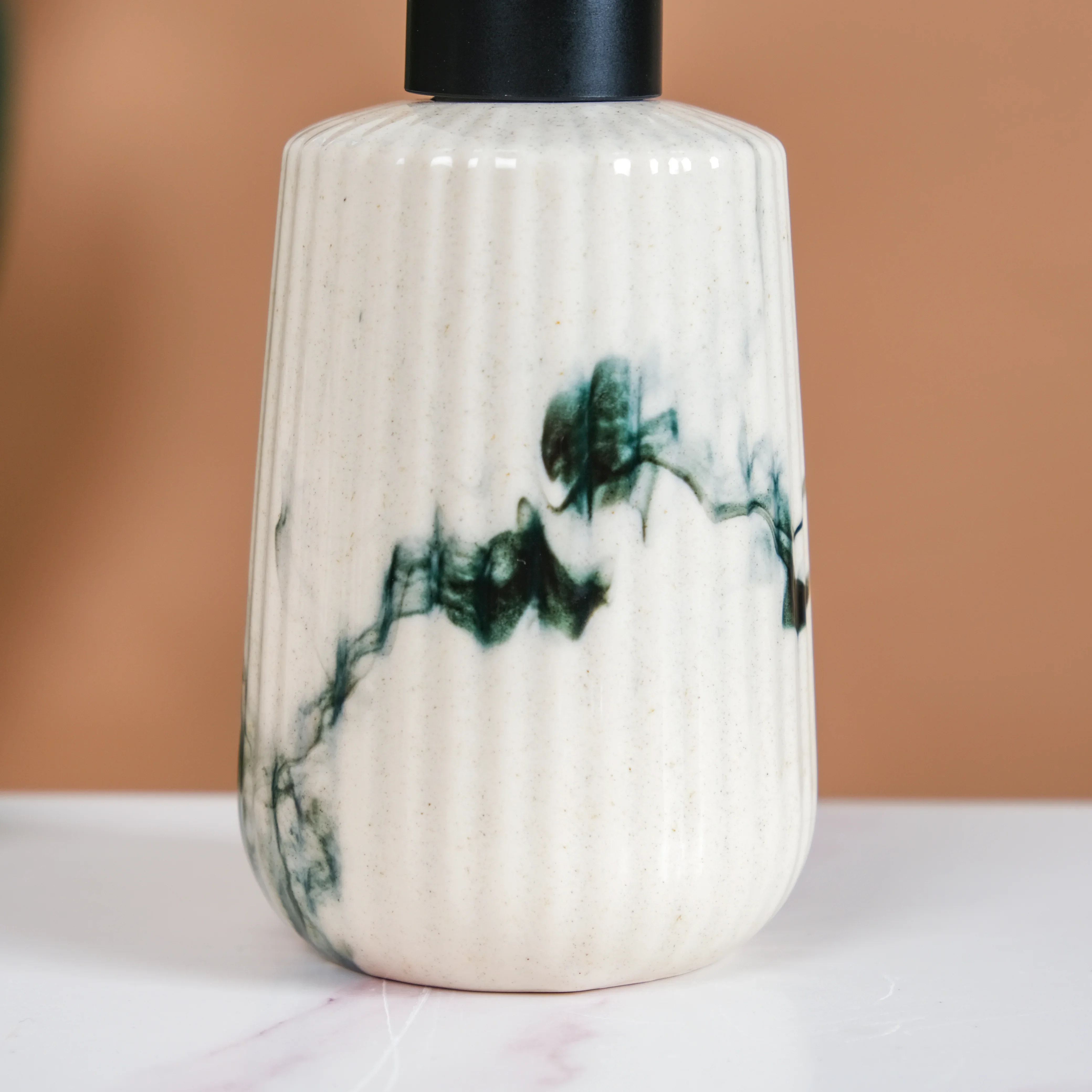 Marble Pattern Ceramic Bath Set Of 3 - Image 10