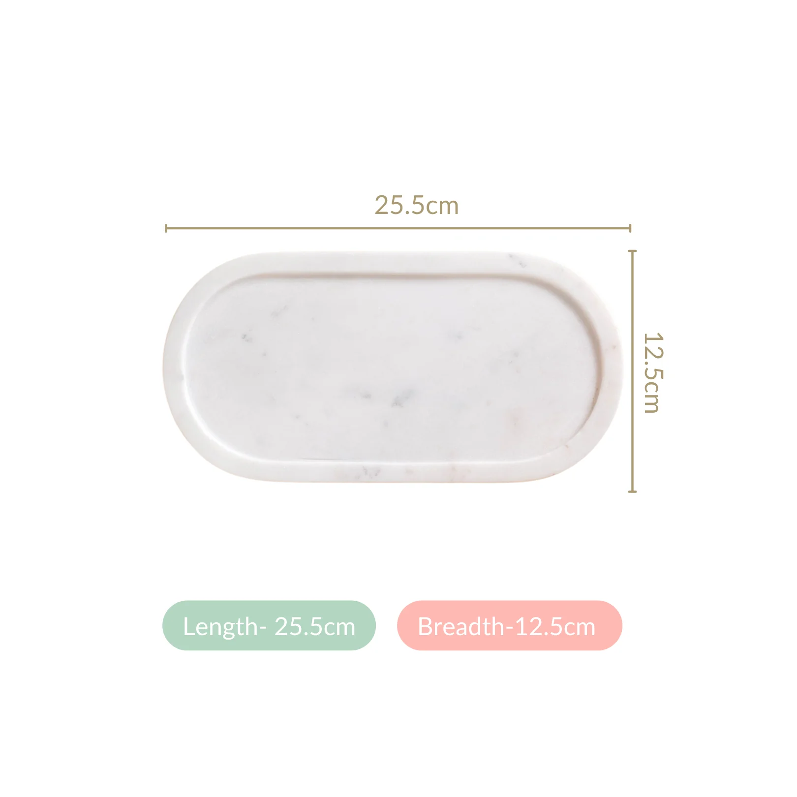 Marble Stone Platter 10 Inch - Image 5
