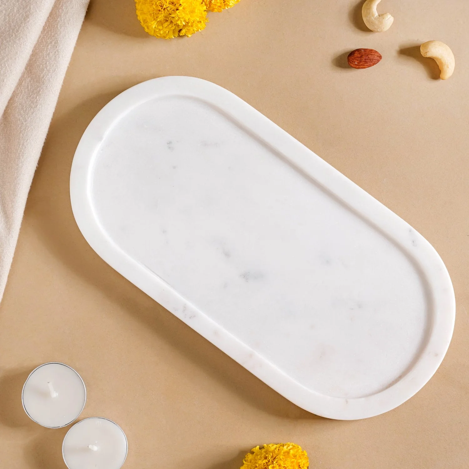 Marble Stone Platter 10 Inch - Image 8