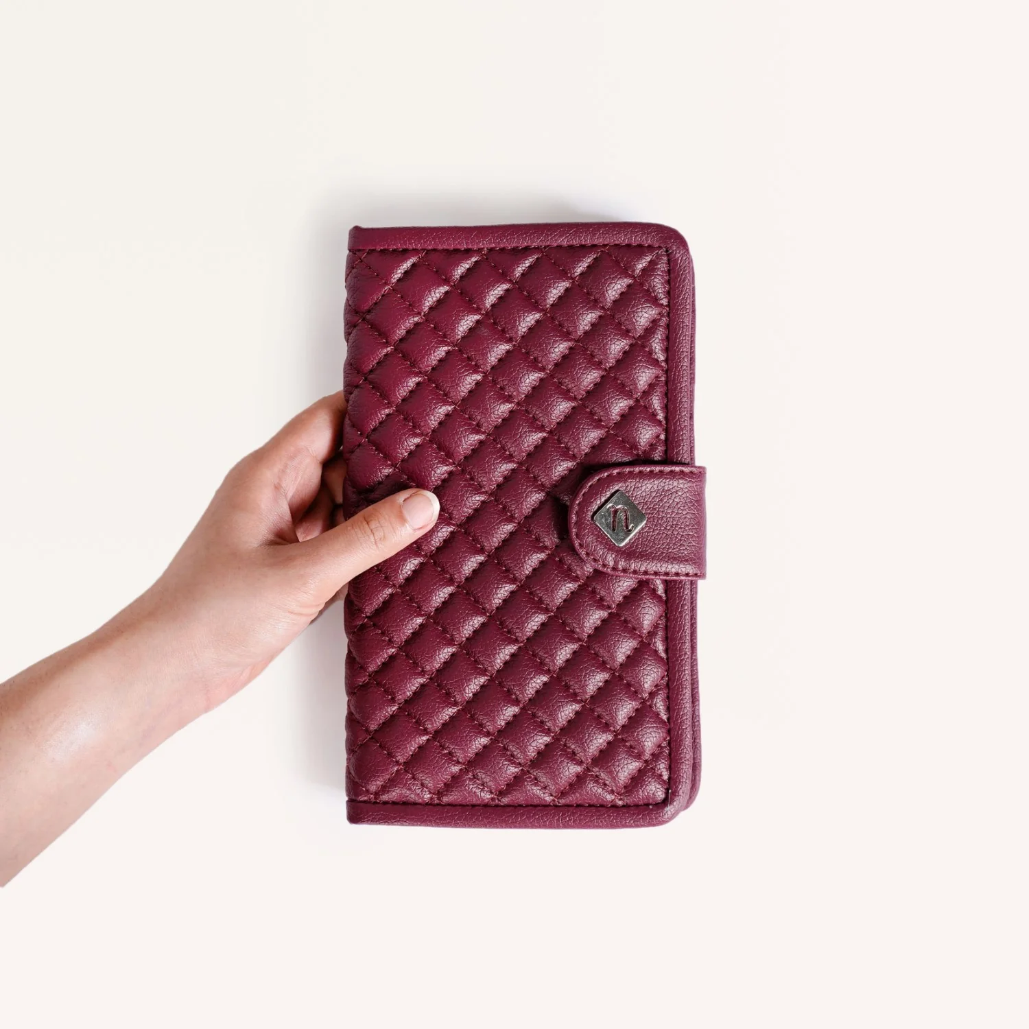 Maroon Travel Passport Wallet - Image 2
