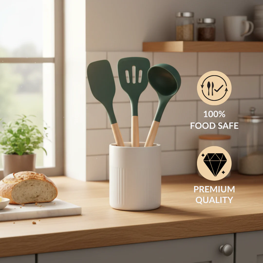 Masterchef Gift Hamper Box With Spatula Apron Trivet Mitten And Hand Towel - Image 9