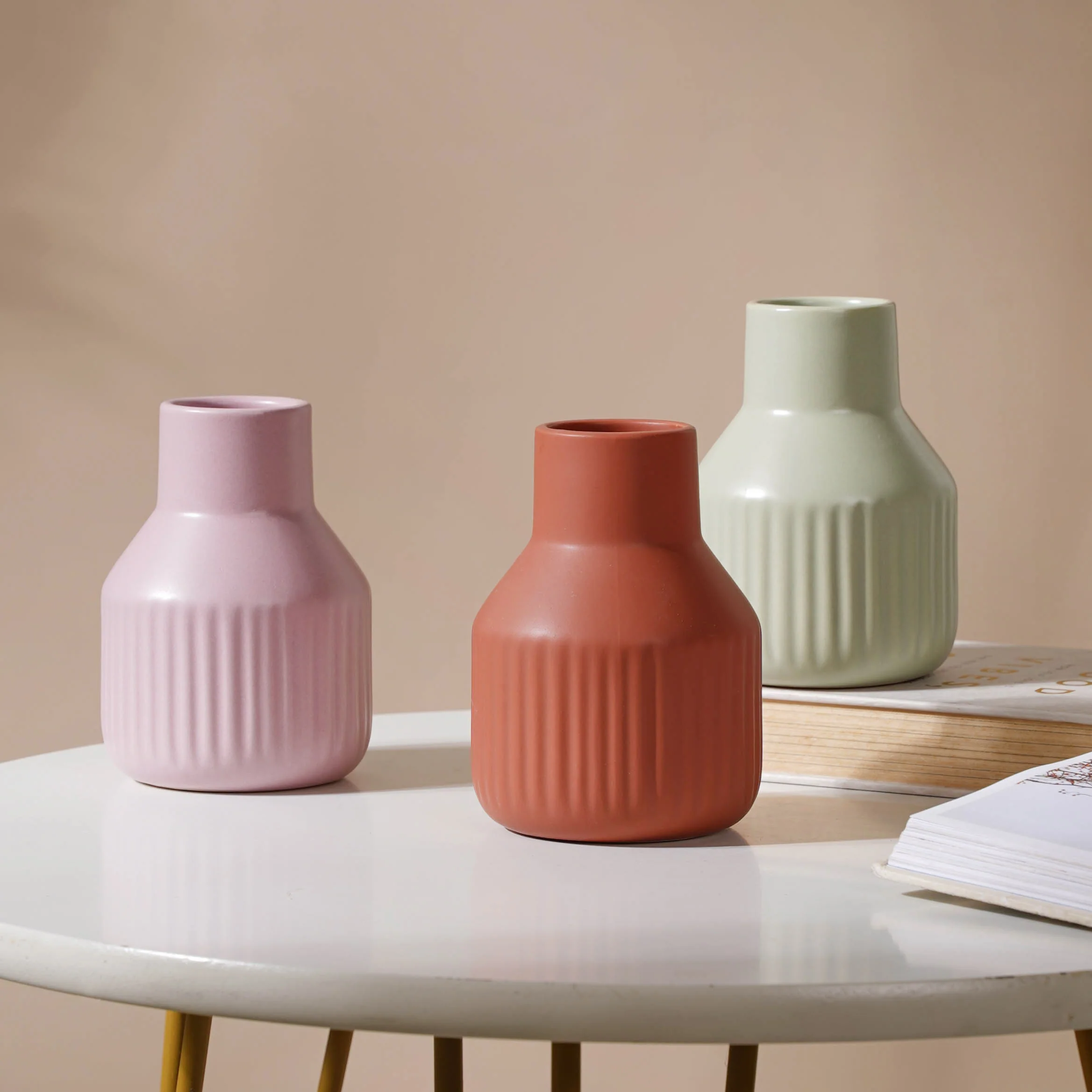 Matte Soft Hued Vase - Image 10