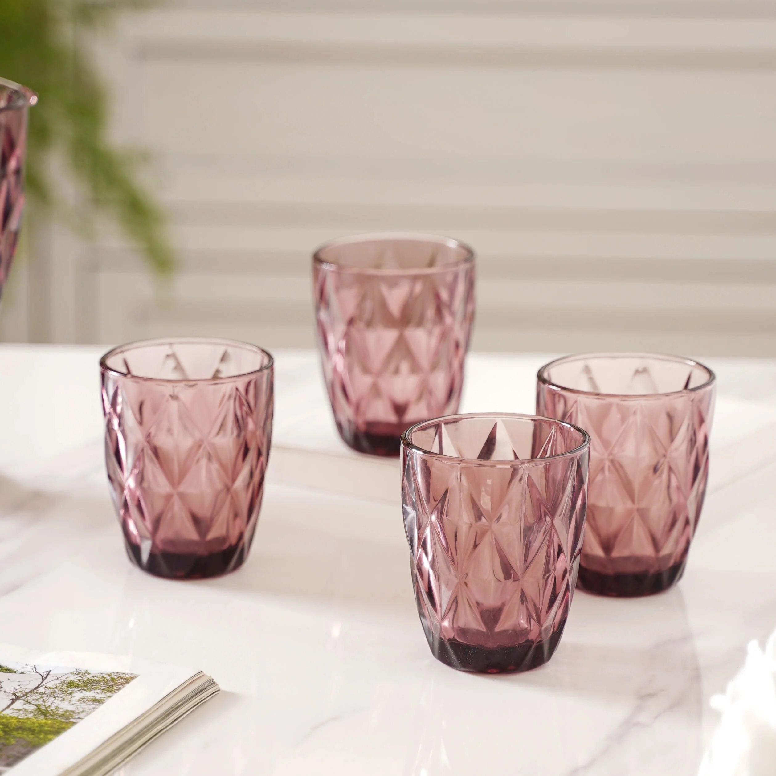 Mauve Orchid Juice Glass Set of 4 - Image 4