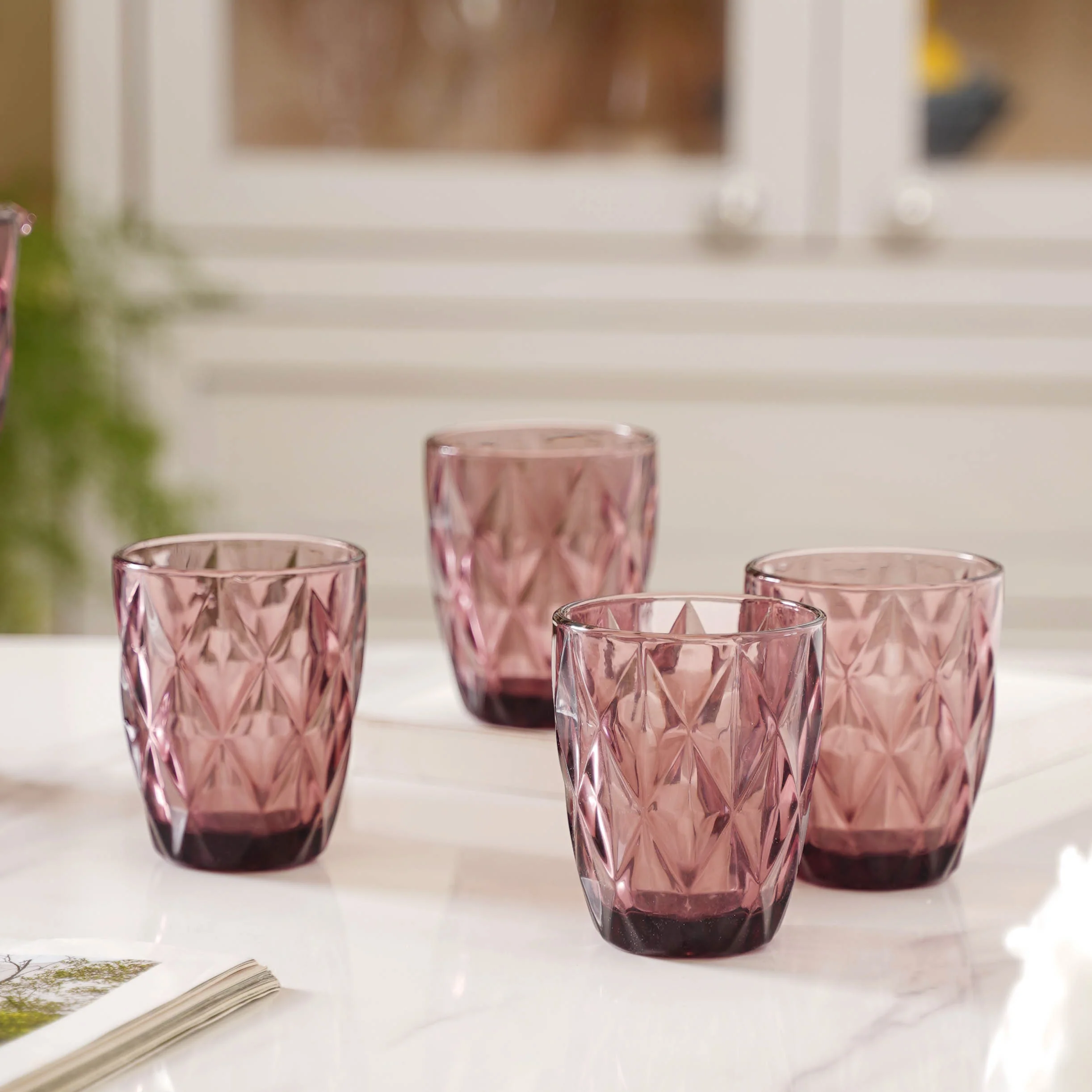 Mauve Orchid Juice Glass Set of 4 - Image 5