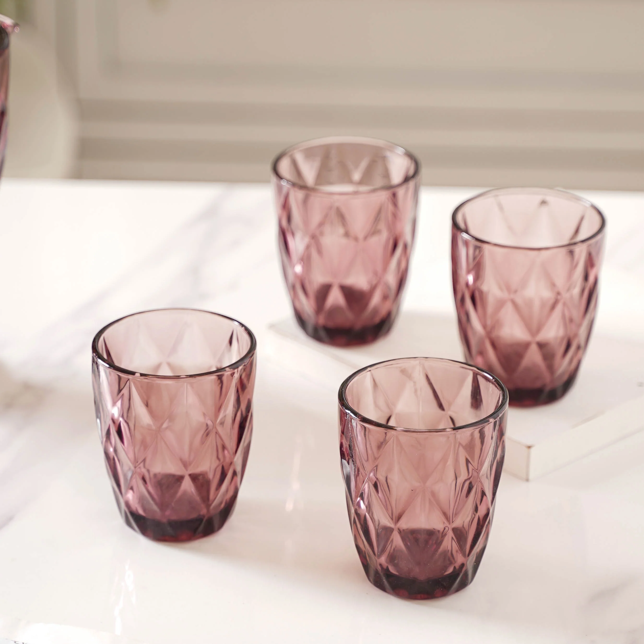 Mauve Orchid Juice Glass Set of 4 - Image 8