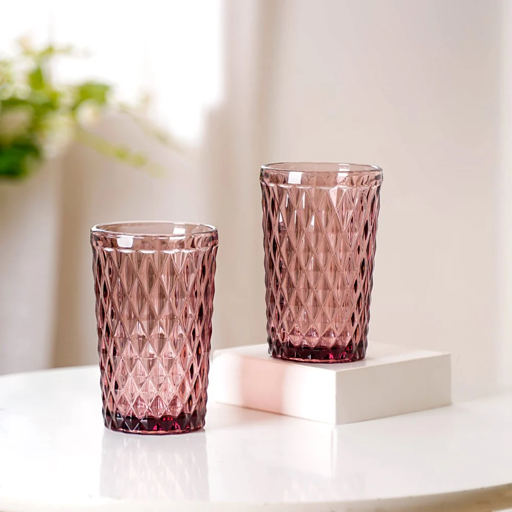 Mauve Orchid Water Cup Set of 4 - Image 4