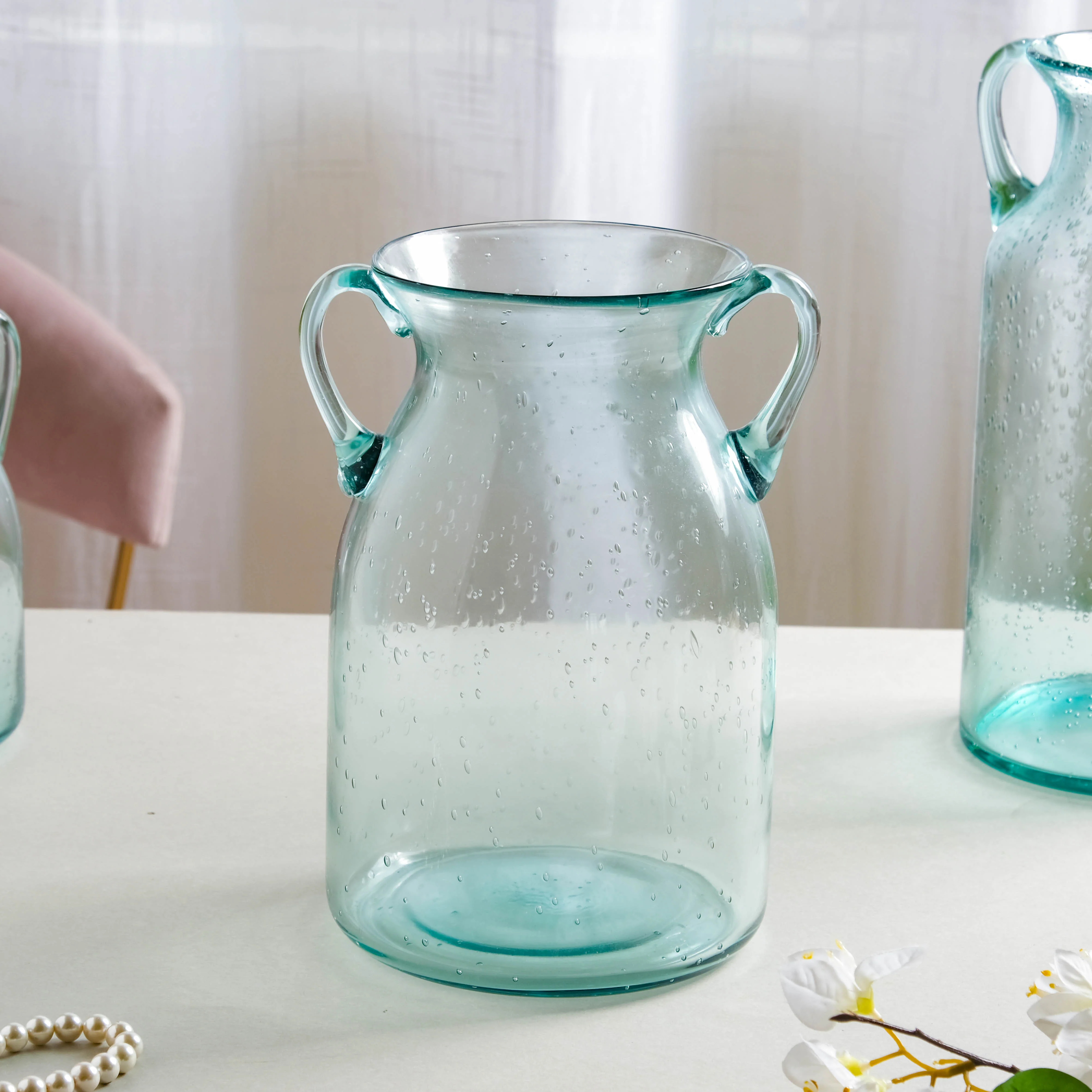 Medium Glass Vase Jar - Image 2