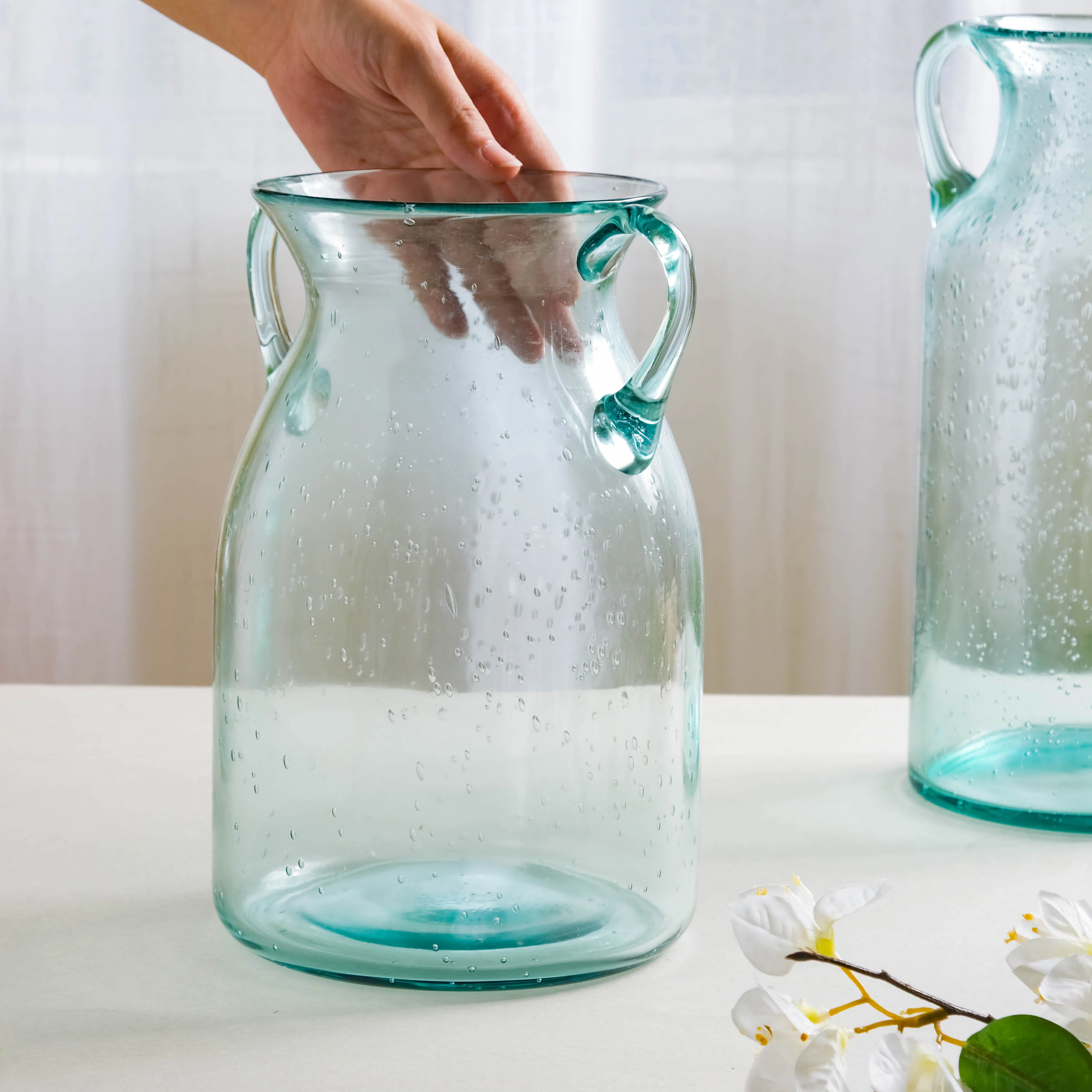 Medium Glass Vase Jar - Image 3