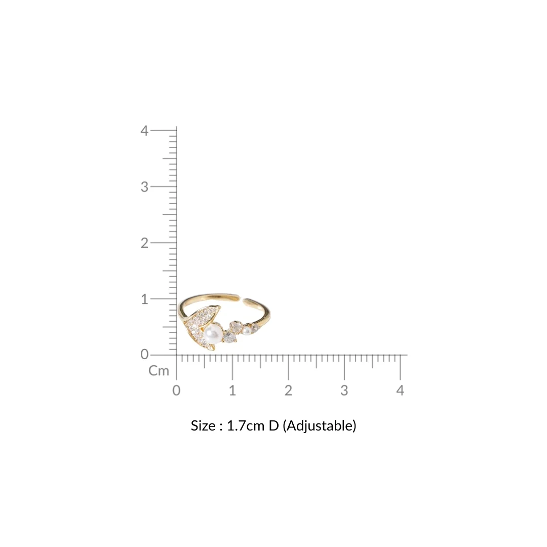 Mermaid Tales Gold Finger Ring - Image 3