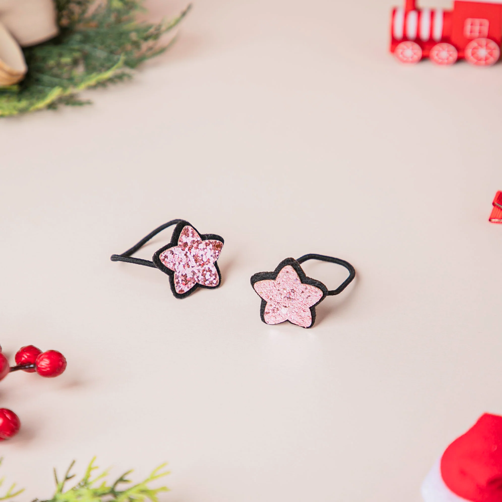 Merry Christmas Eye Frame and Hair Accessories Set of 5 - Image 6