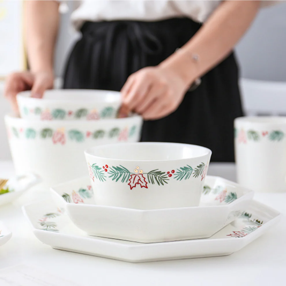 Ceramic Christmas Side Plate - Image 5