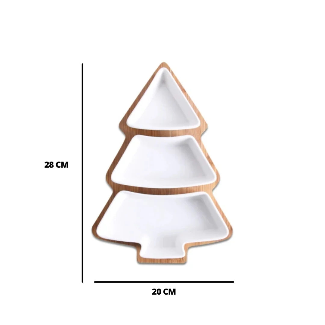 MERRY Christmas Tree Plate - Image 9