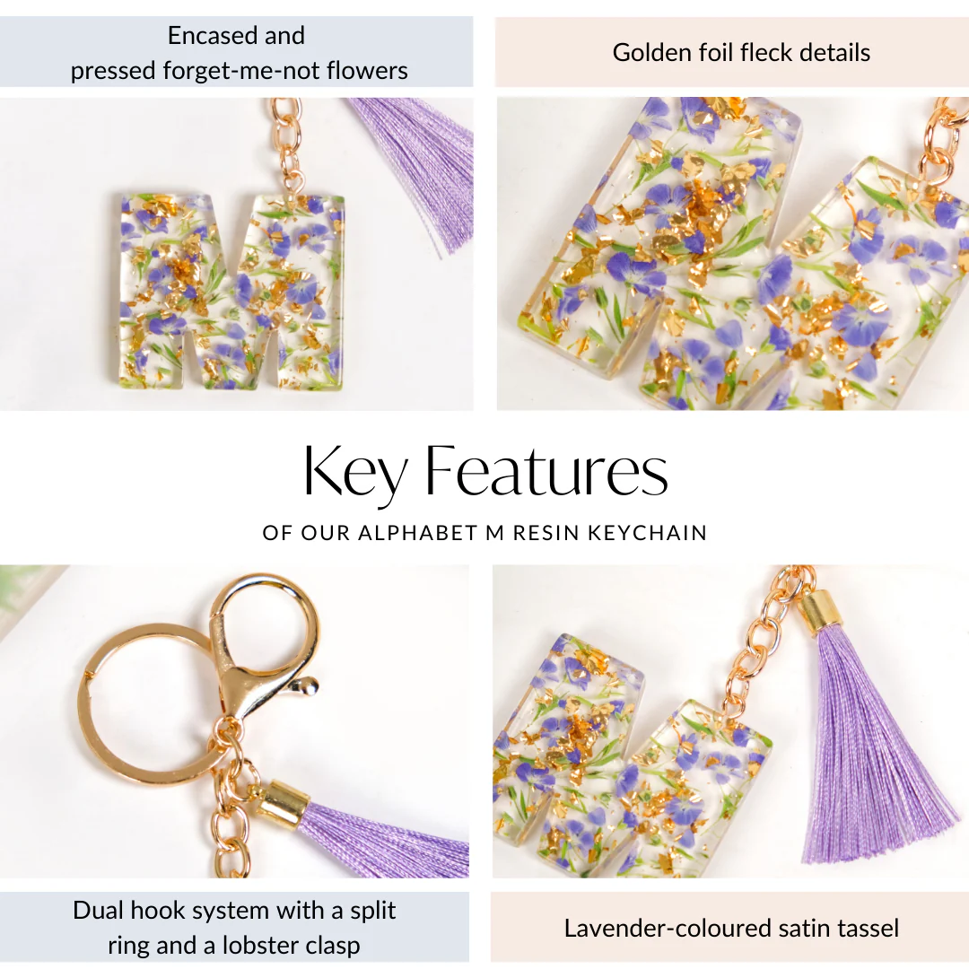 Mesmerising Forget Me Not M Keychain - Image 5