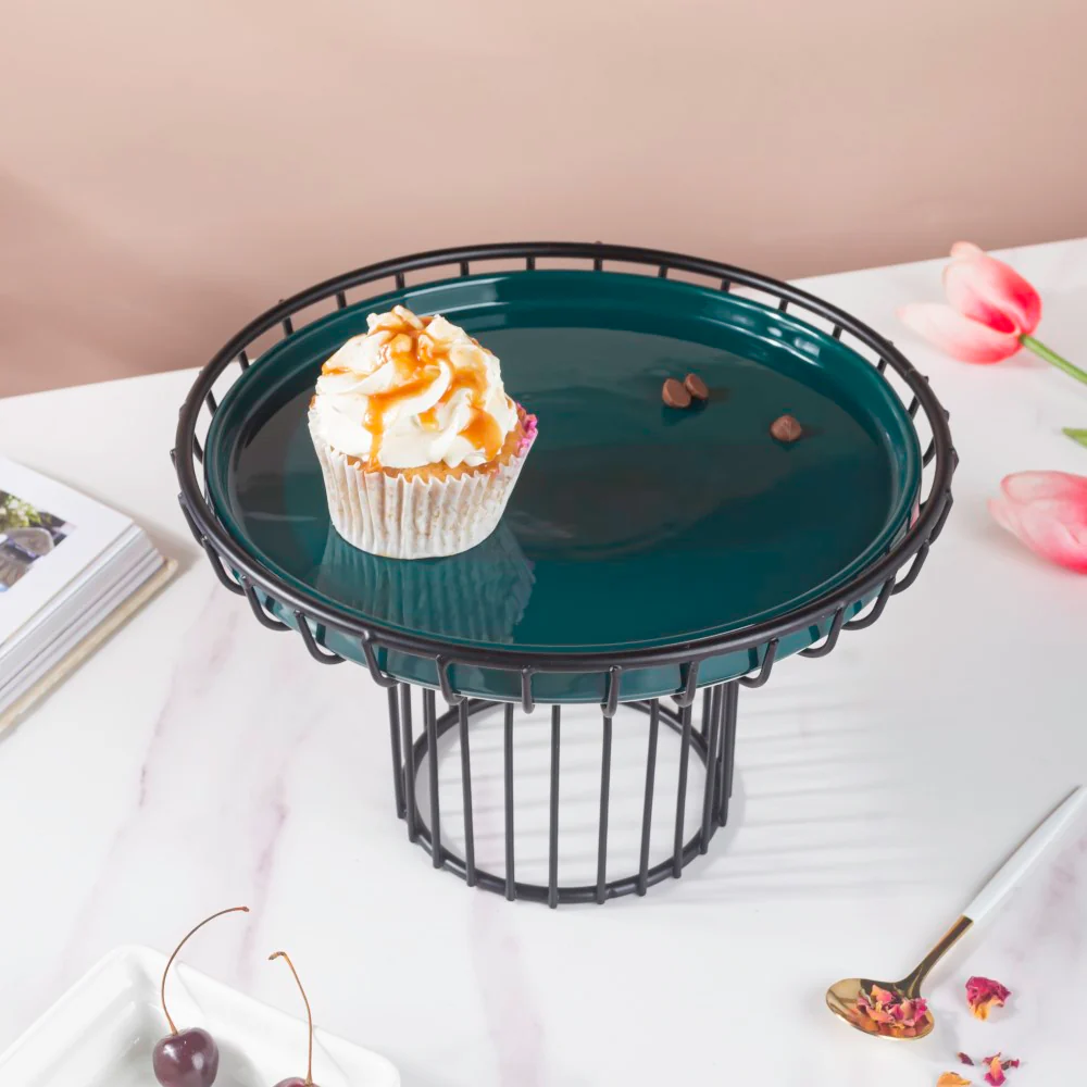 Metal Cake Stand 8 inch - Image 6