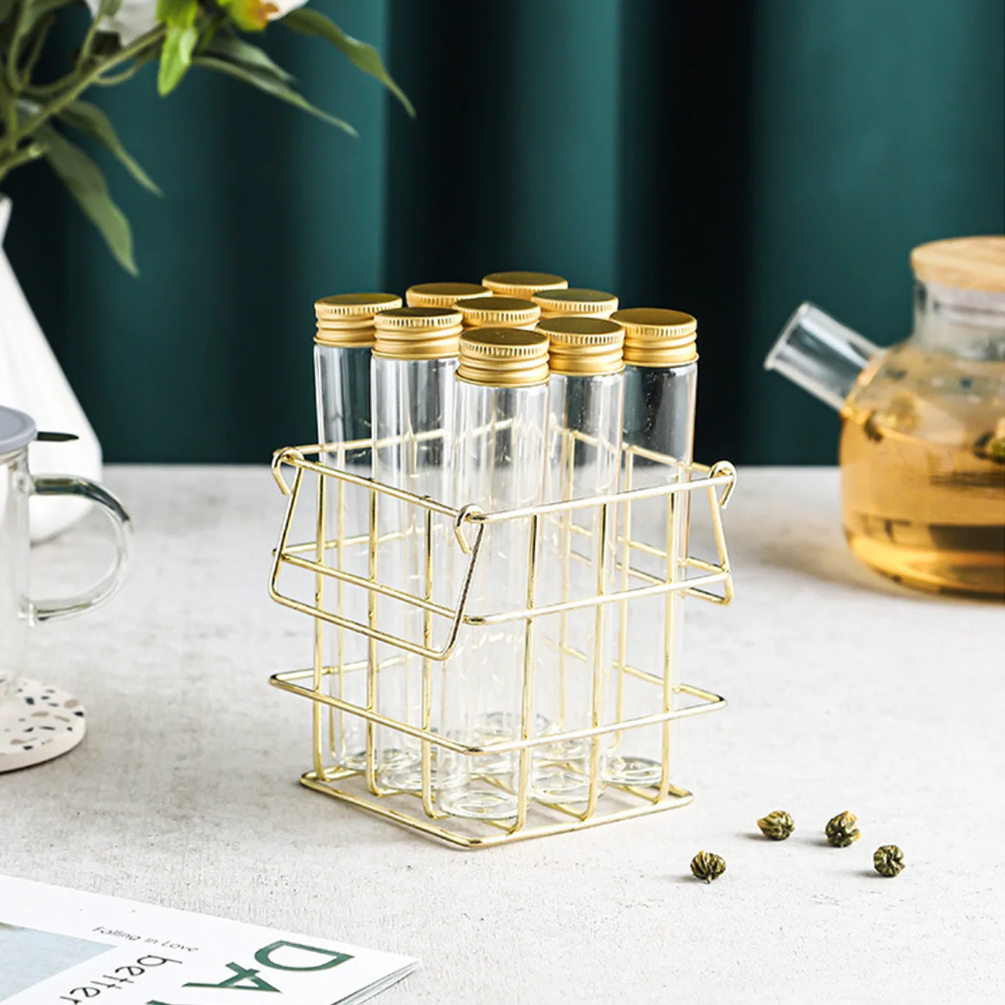 Metal Stand with Mini Jar - Image 4