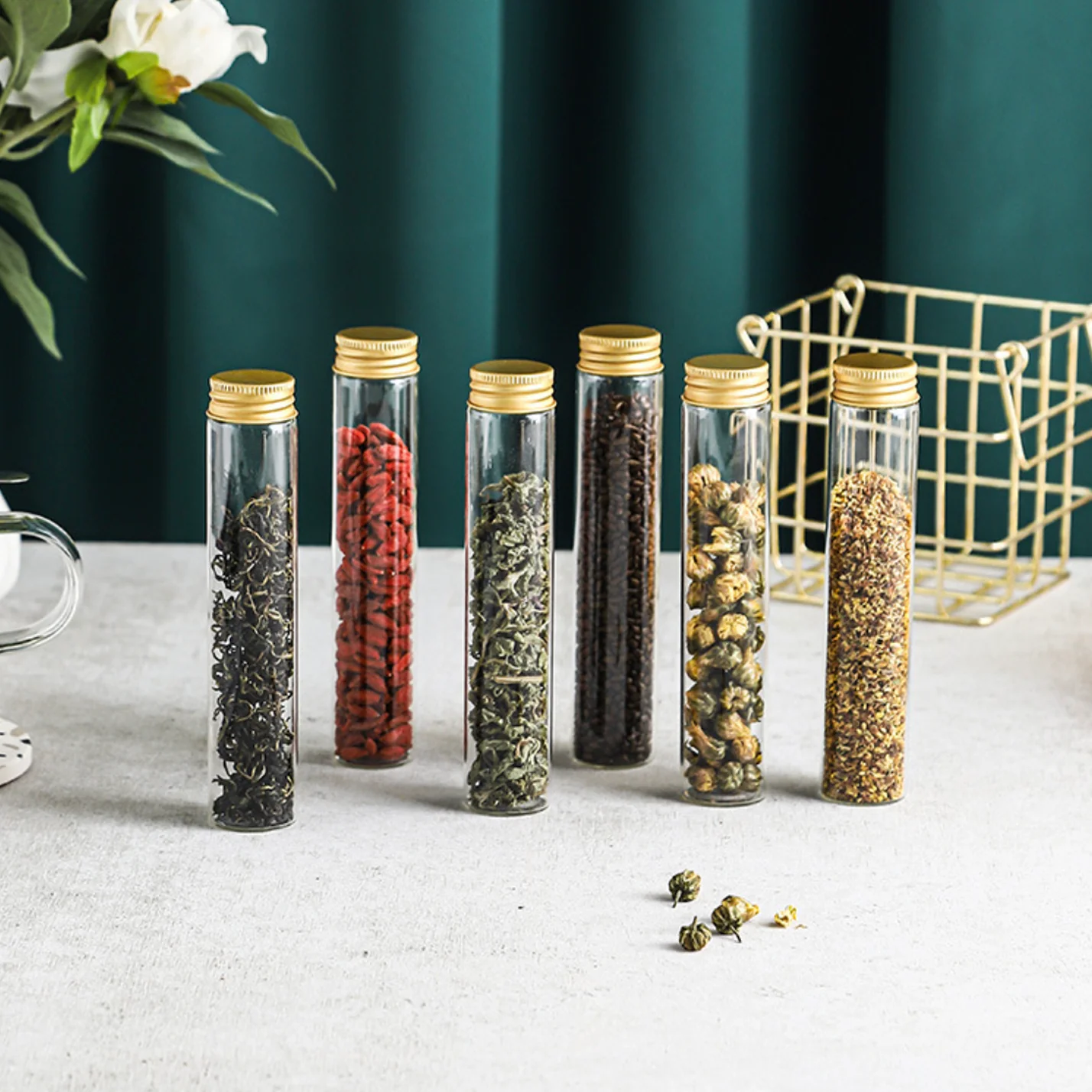 Metal Stand with Mini Jar - Image 7