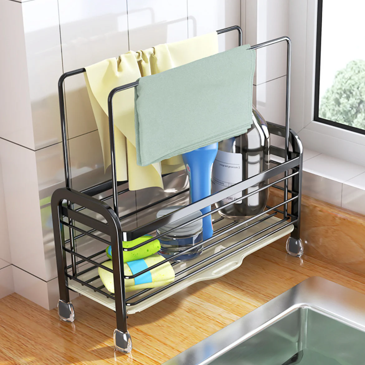 Metal Storage Rack For Sink - Image 12
