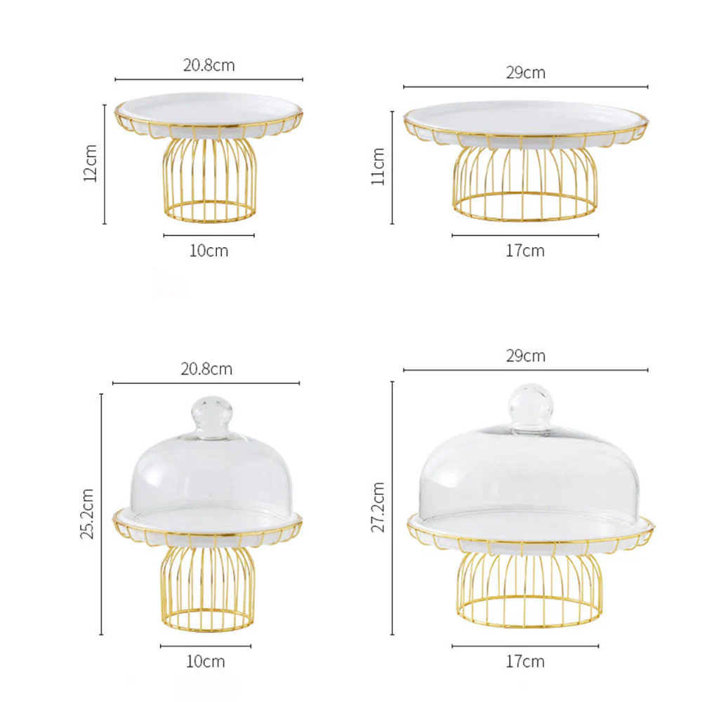 Metallic Cake Stand 11 Inch - Image 8