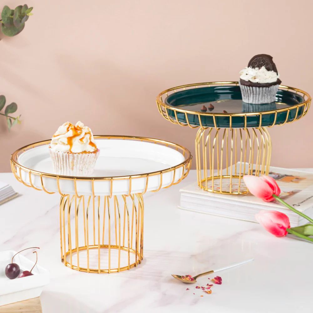 Metallic Cake Stand 8 inch - Image 15