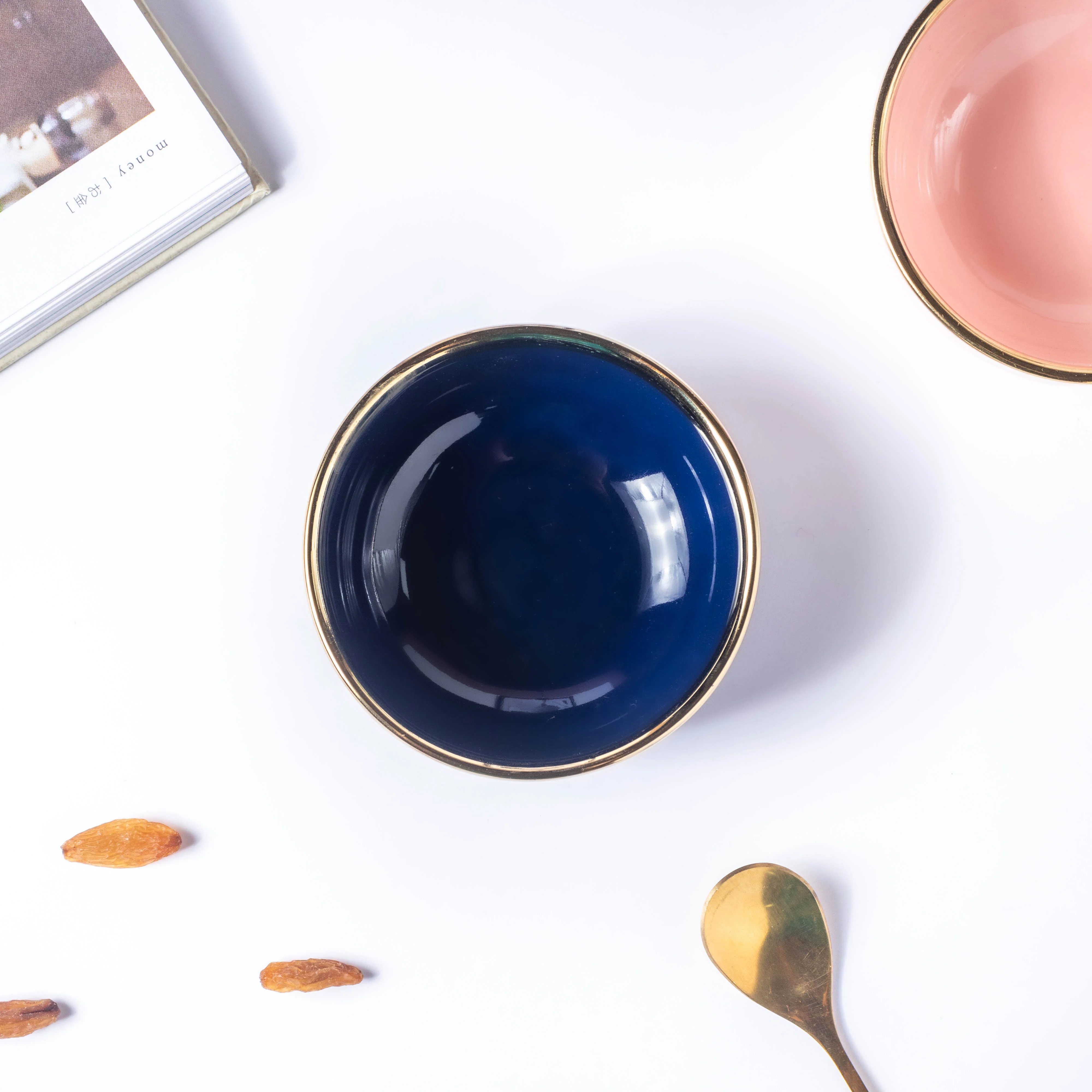 Midnight Blue Ceramic Dip Bowl - Image 6