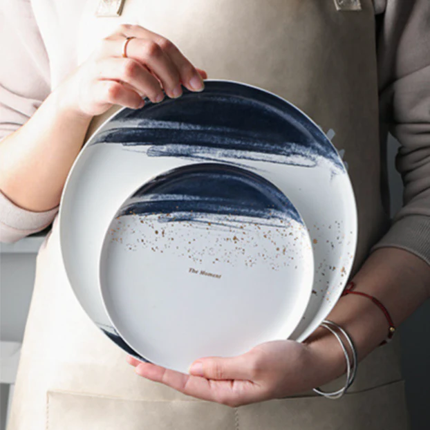 Midnight Ceramic Snack Plate 6 Inch - Image 7