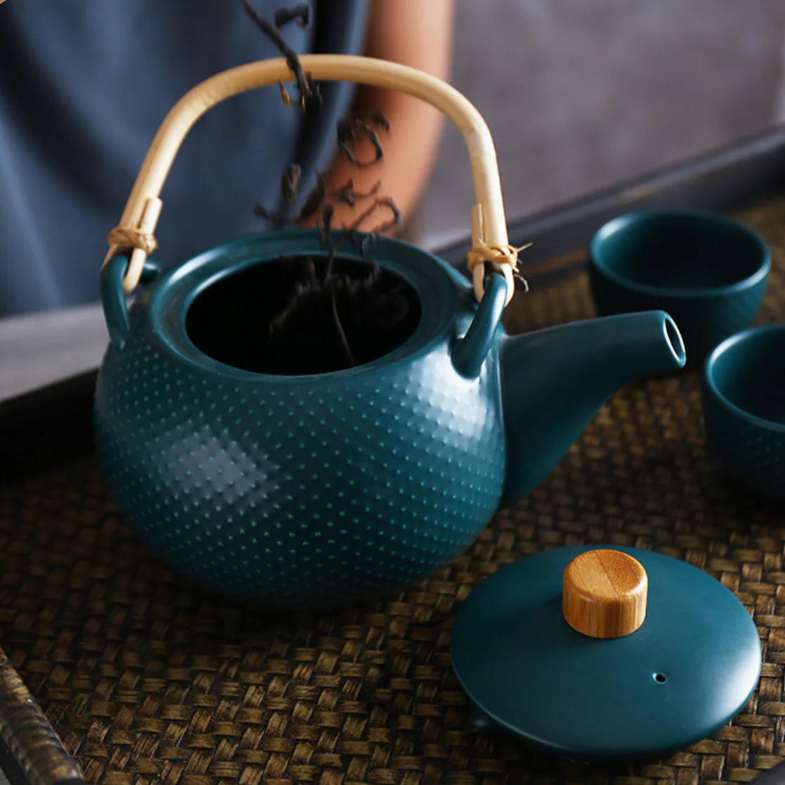 Midnight Green Tea set - Image 3
