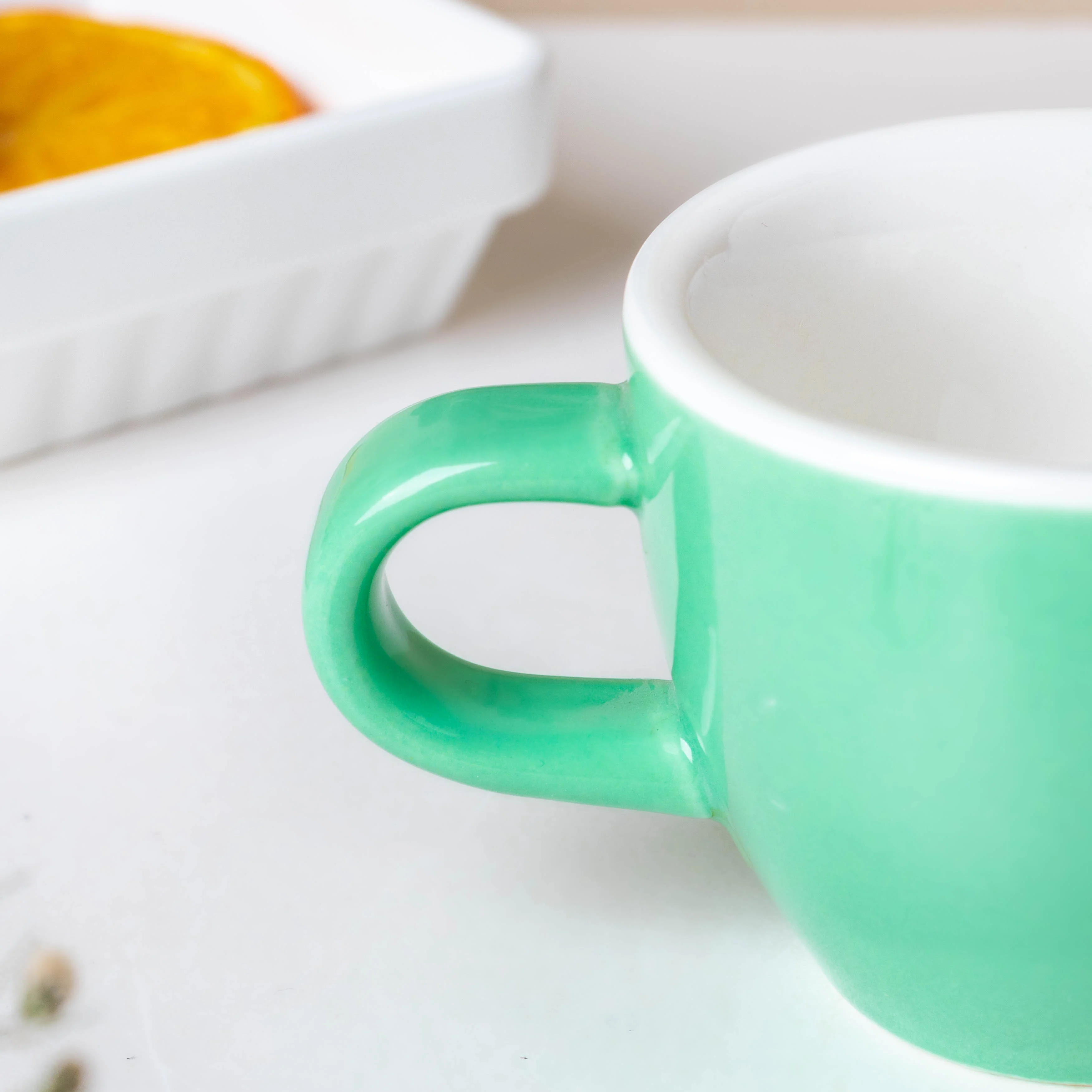 Midori Mint Green Mini Ceramic Cup 80 ml - Image 3