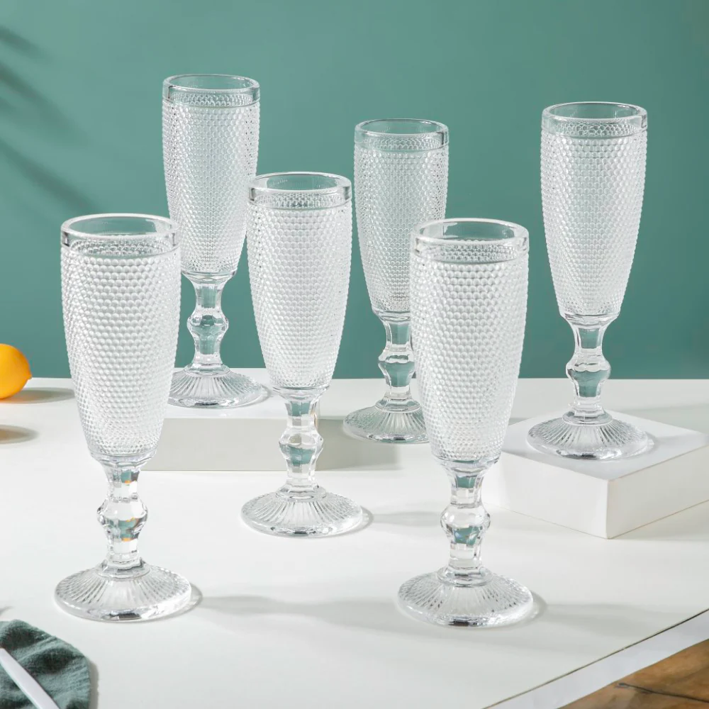 Mimosa Glass Transparent Set Of 6 150 ml - Image 3